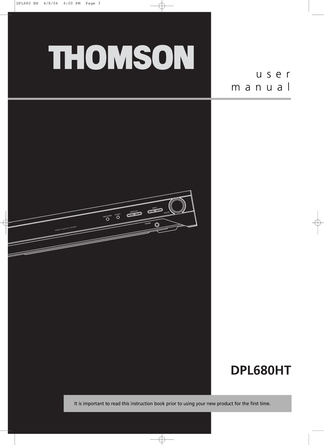 Technicolor - Thomson manual DPL680HT 