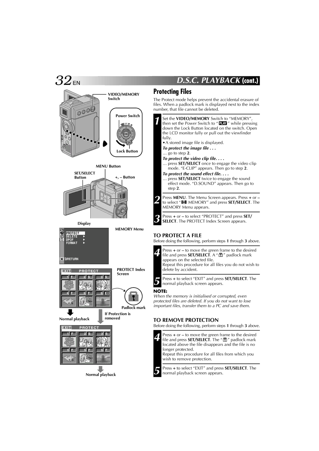 Technicolor - Thomson HP 270 user manual 32 EN, To Remove Protection 