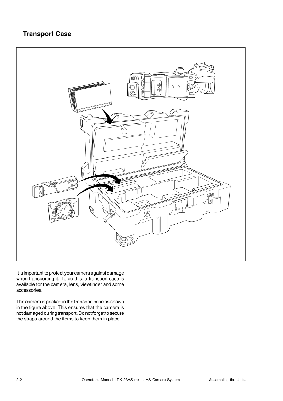 Technicolor - Thomson mkiiLDK 23hs, LDK 23HS, LDK 23HS MKII manual Transport Case 