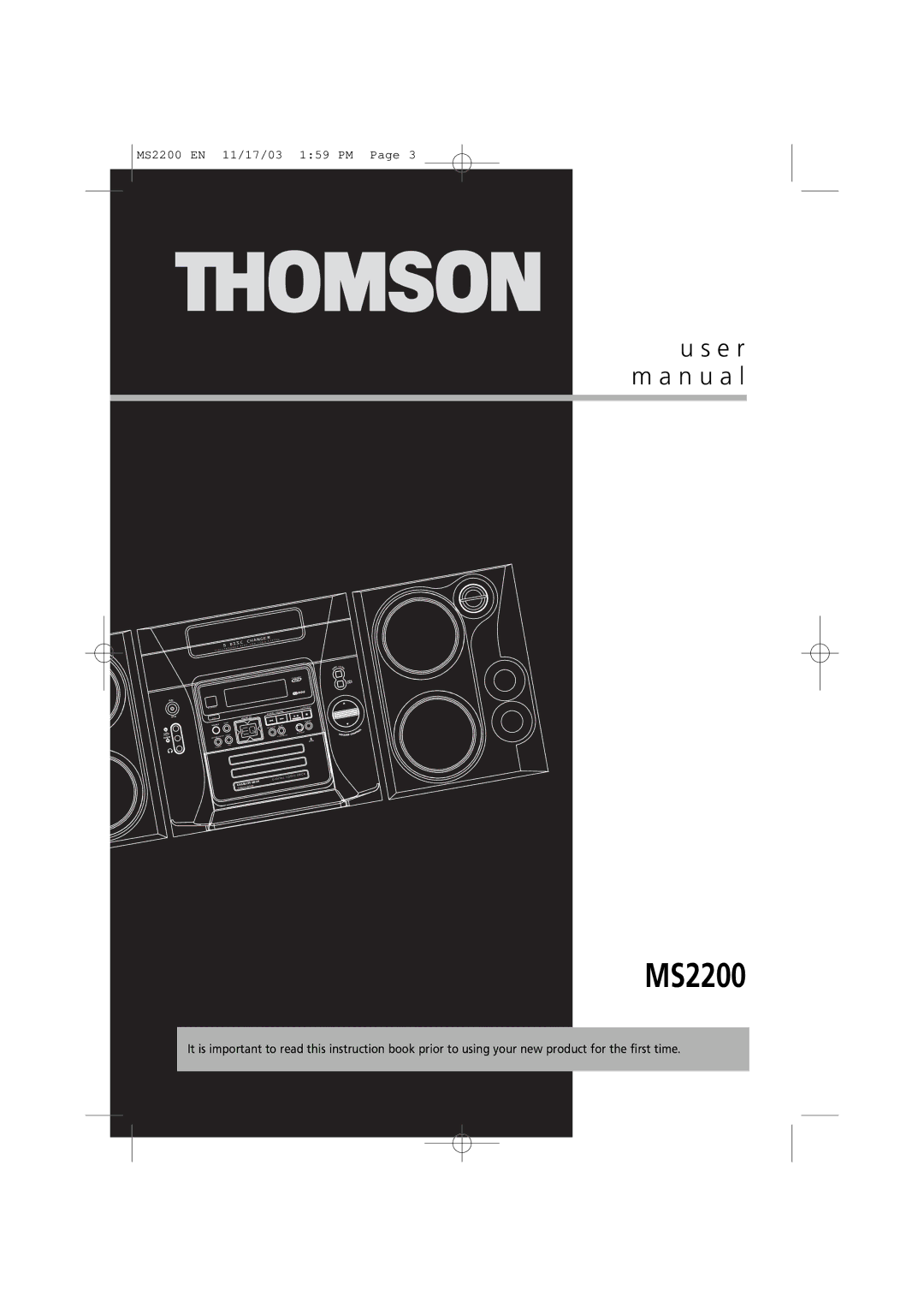 Technicolor - Thomson MS2200 manual 