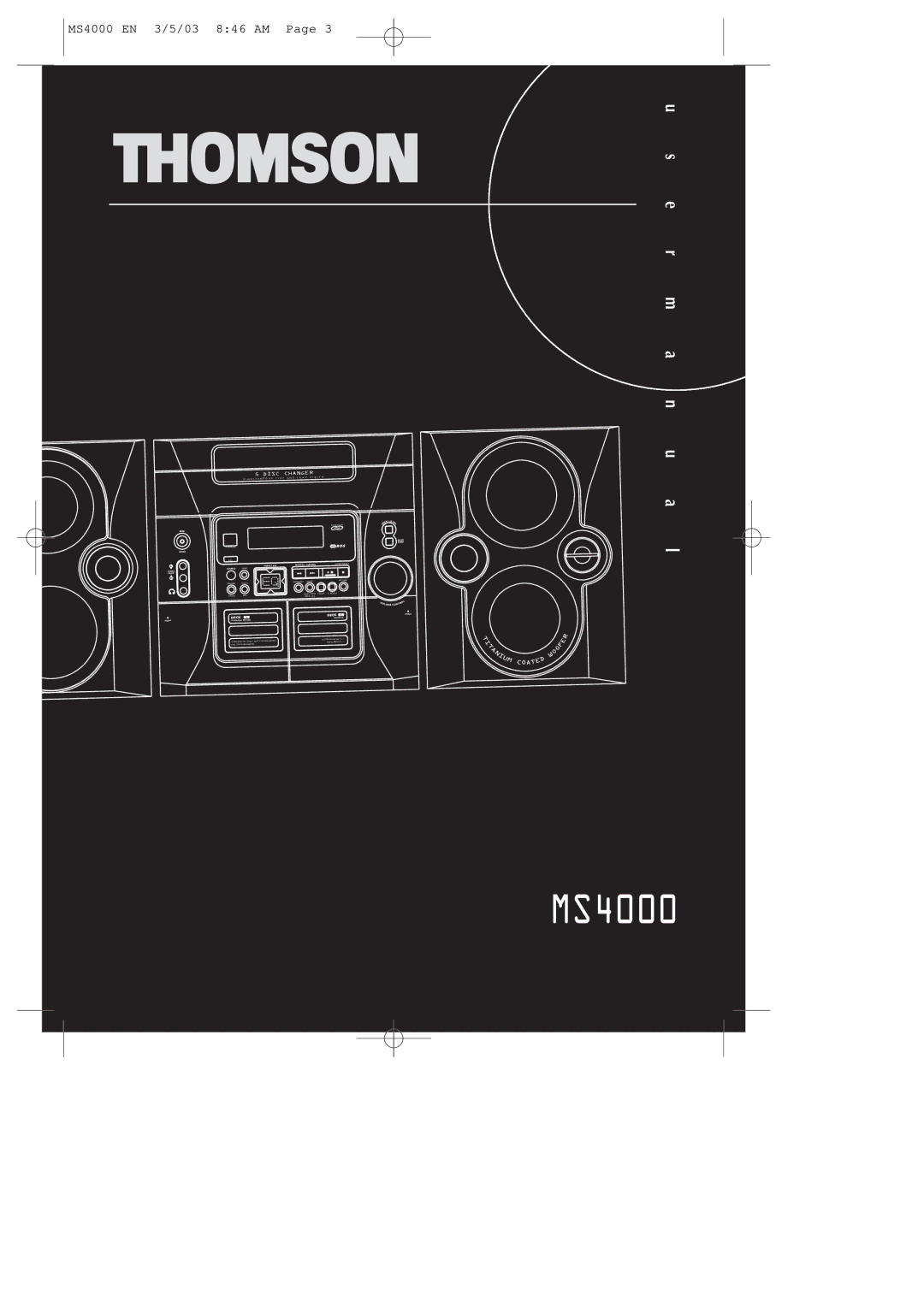 Technicolor - Thomson MS4000 manual 