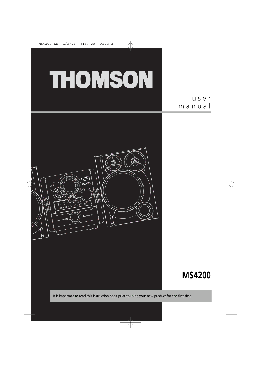 Technicolor - Thomson MS4200 manual 