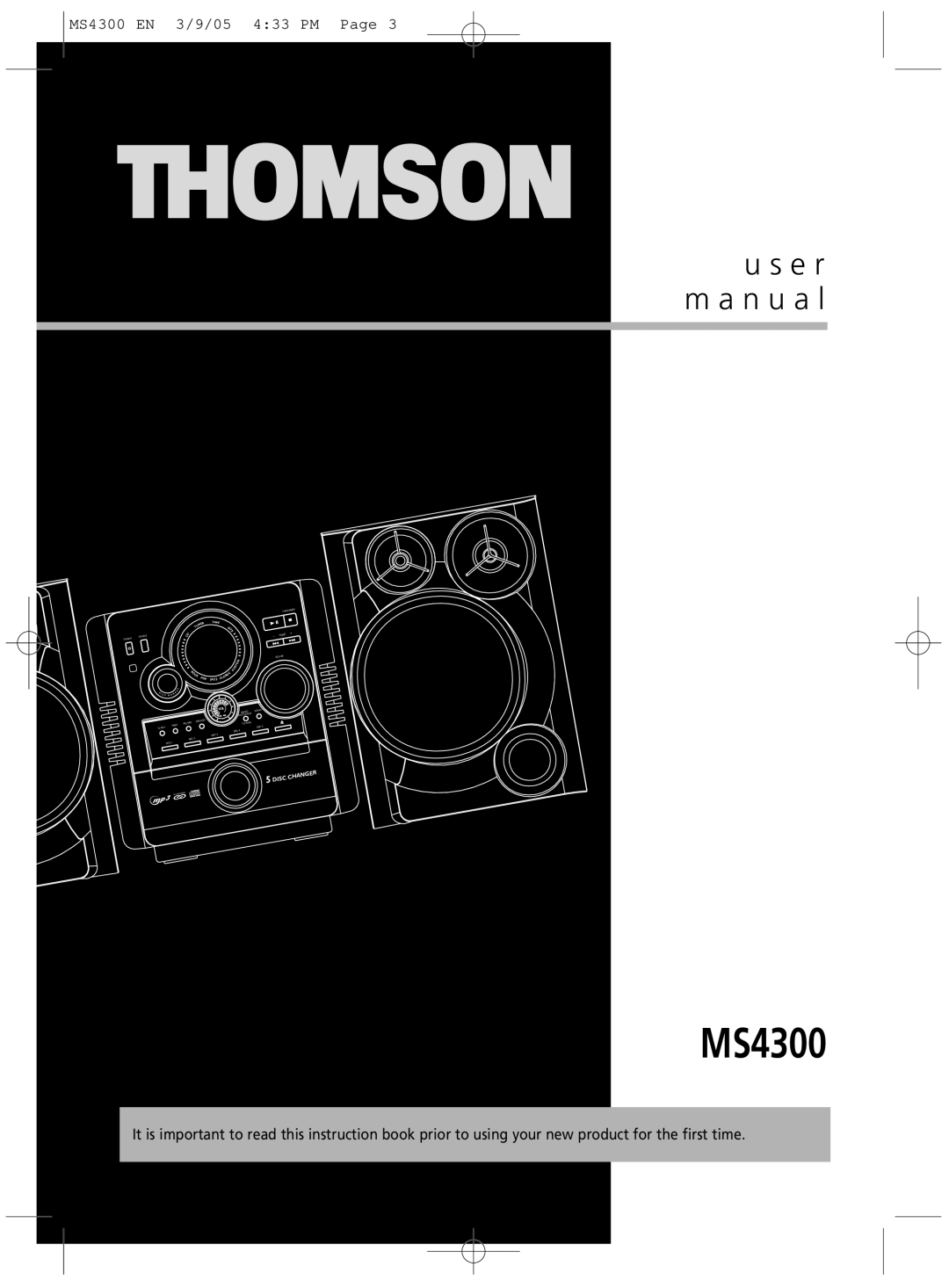 Technicolor - Thomson MS4300 manual 