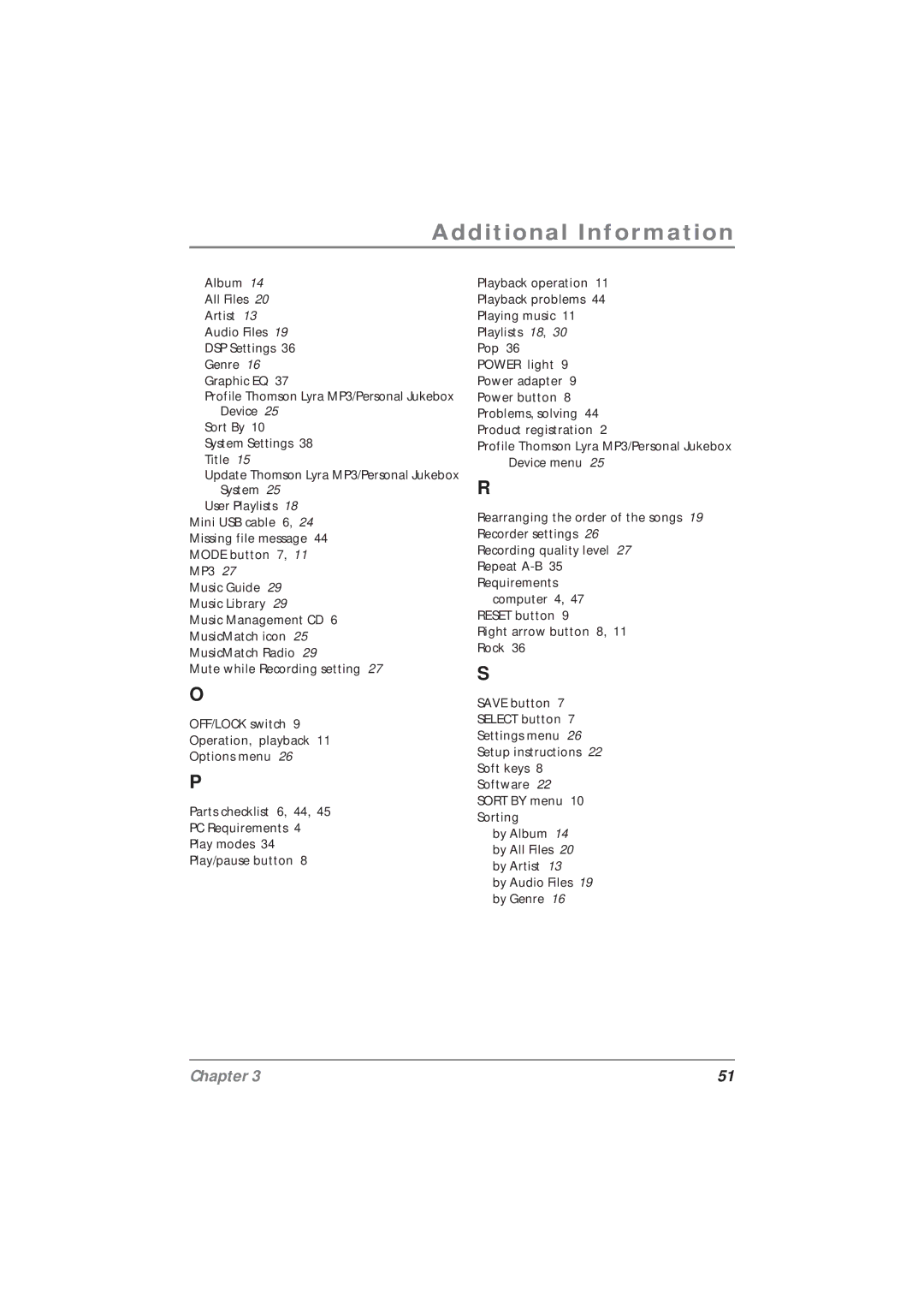 Technicolor - Thomson PDP2800 manual Additional Information 