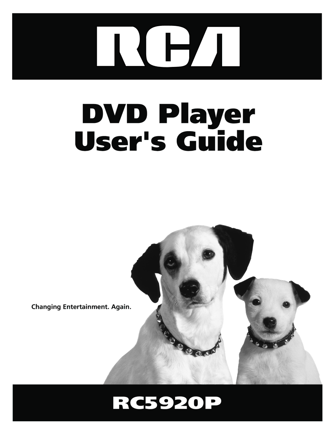 Technicolor - Thomson RC5920P manual DVD Player Users Guide, Changing Entertainment. Again 