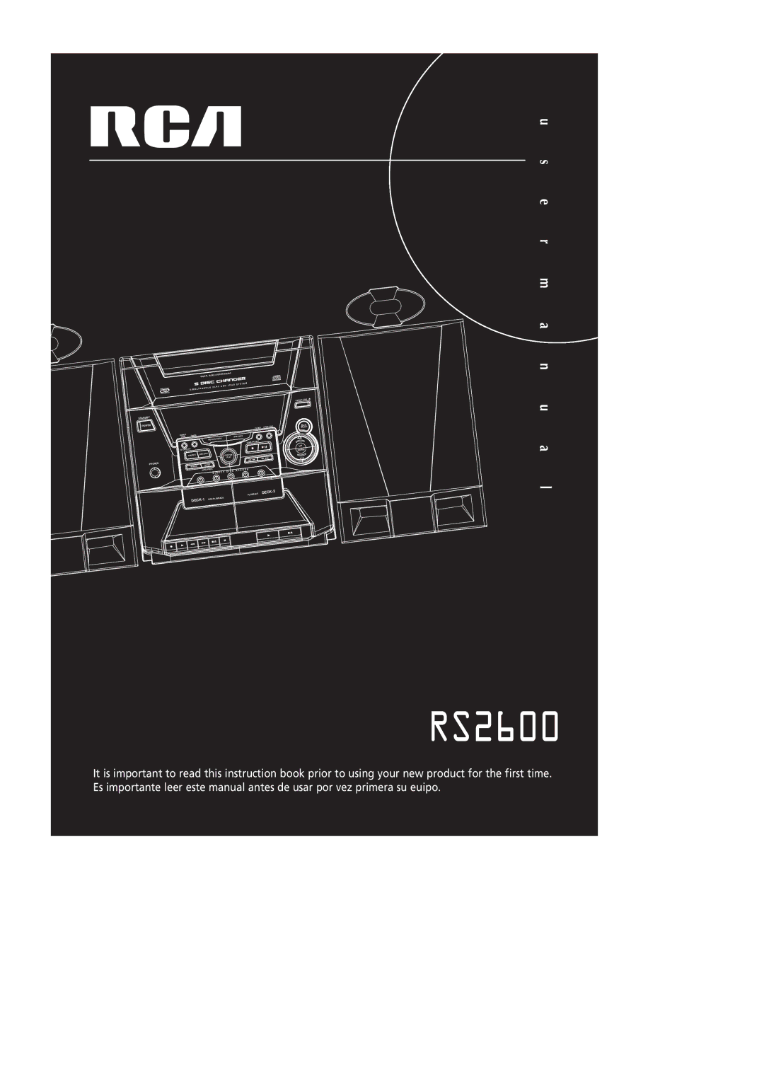 Technicolor - Thomson RS2600 manual 