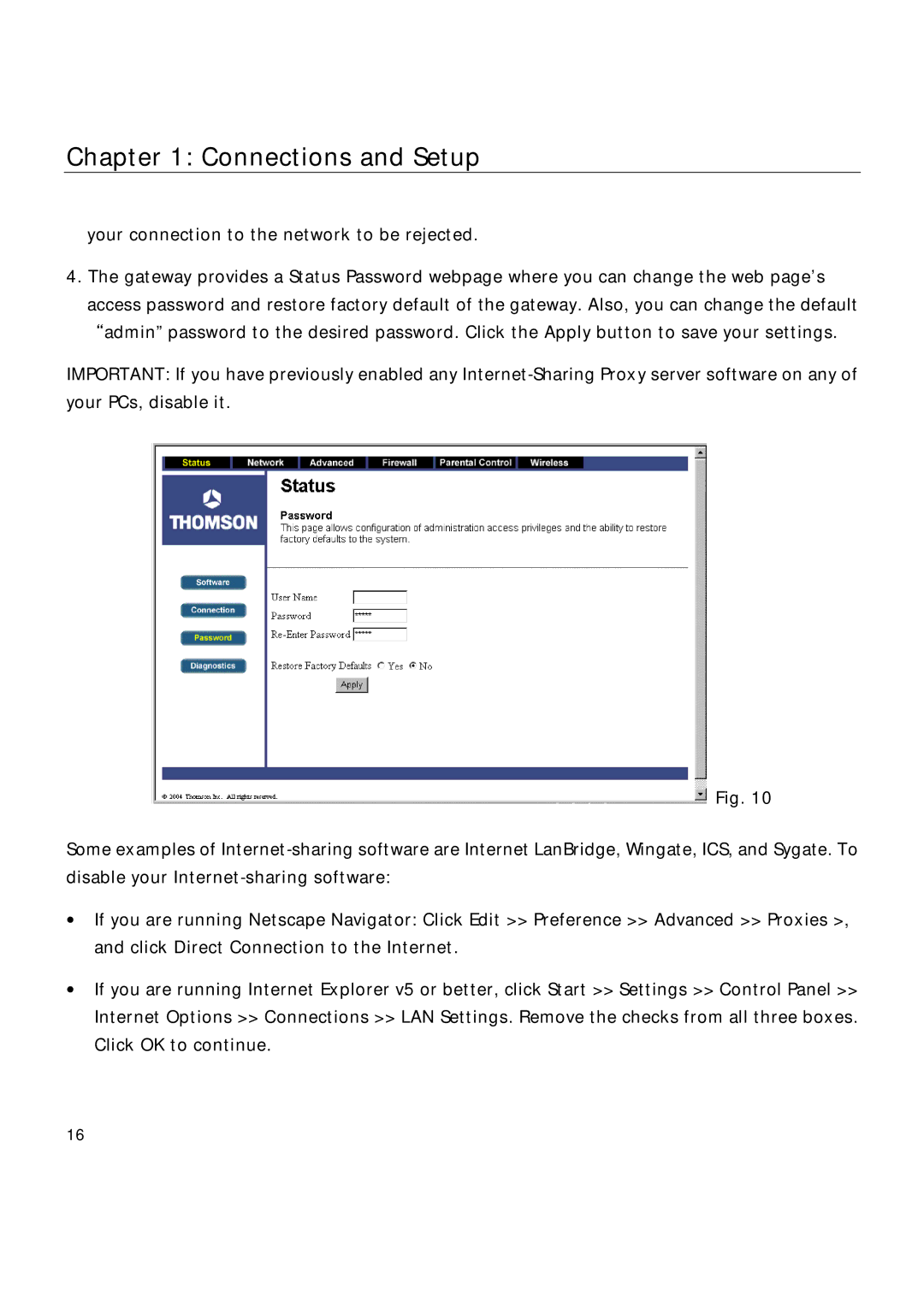 Technicolor - Thomson TCW710 manual Your connection to the network to be rejected 