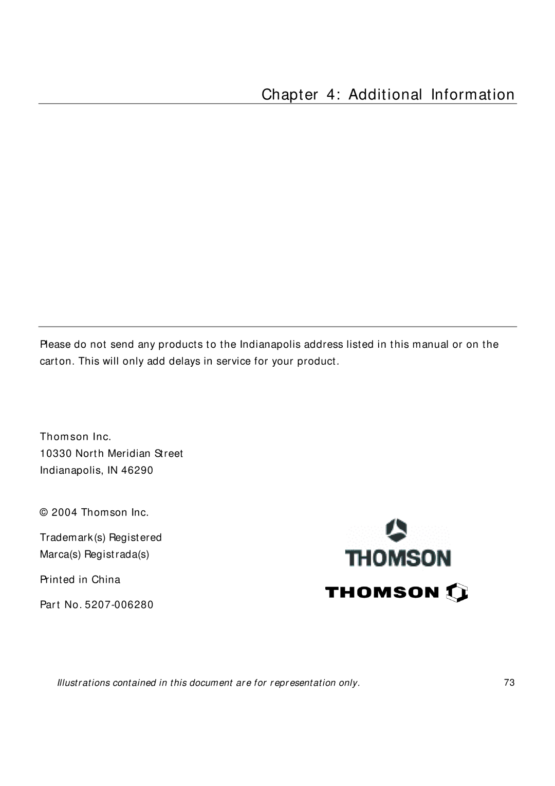 Technicolor - Thomson TCW710 manual Thomson Inc 