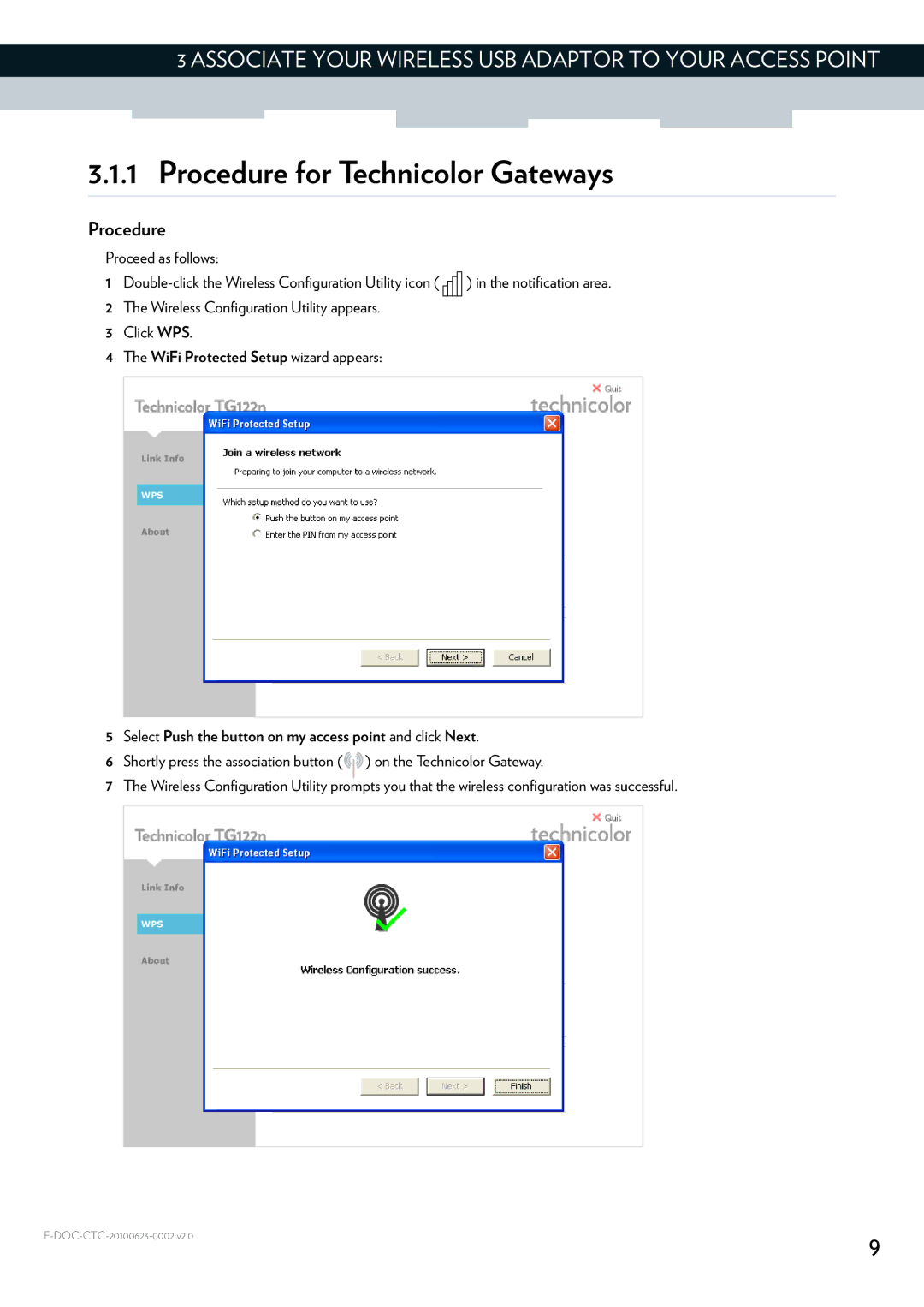 Technicolor - Thomson TG122N manual Procedure for Technicolor Gateways 