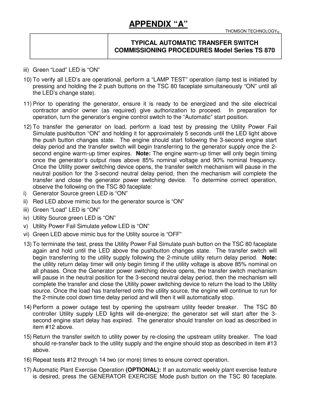 Technicolor - Thomson TS 870 service manual Appendix a 