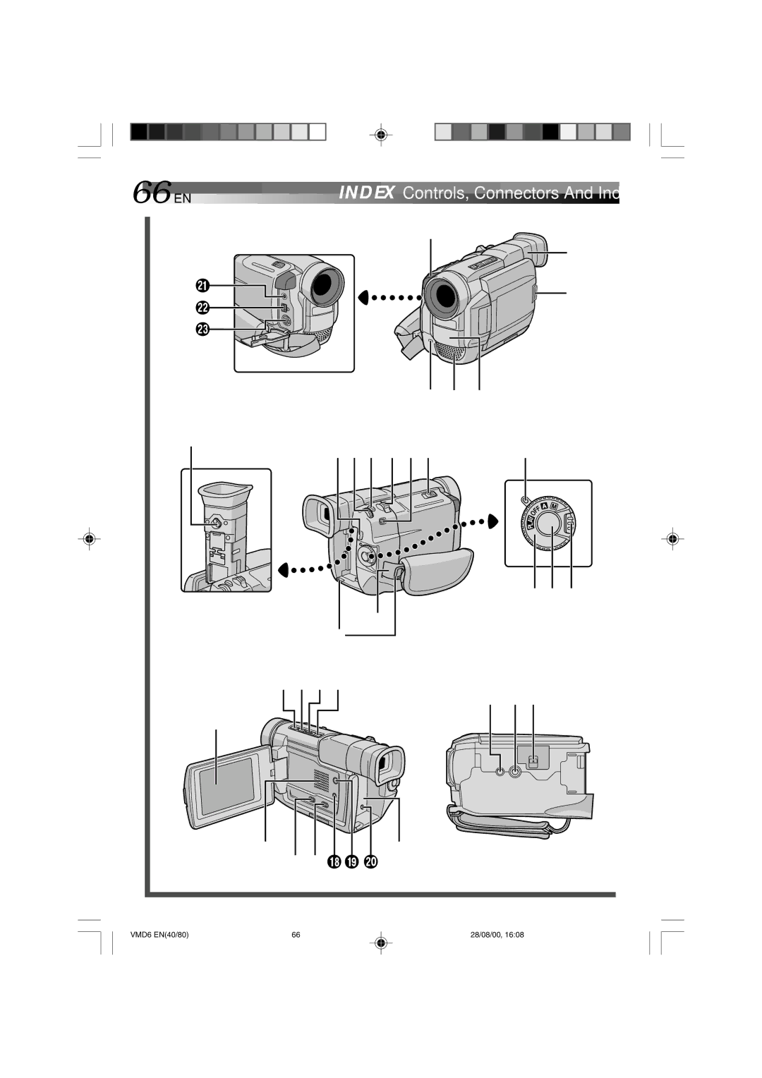 Technicolor - Thomson VMD 6 user manual 66 EN, 345 6 7 # $ % 