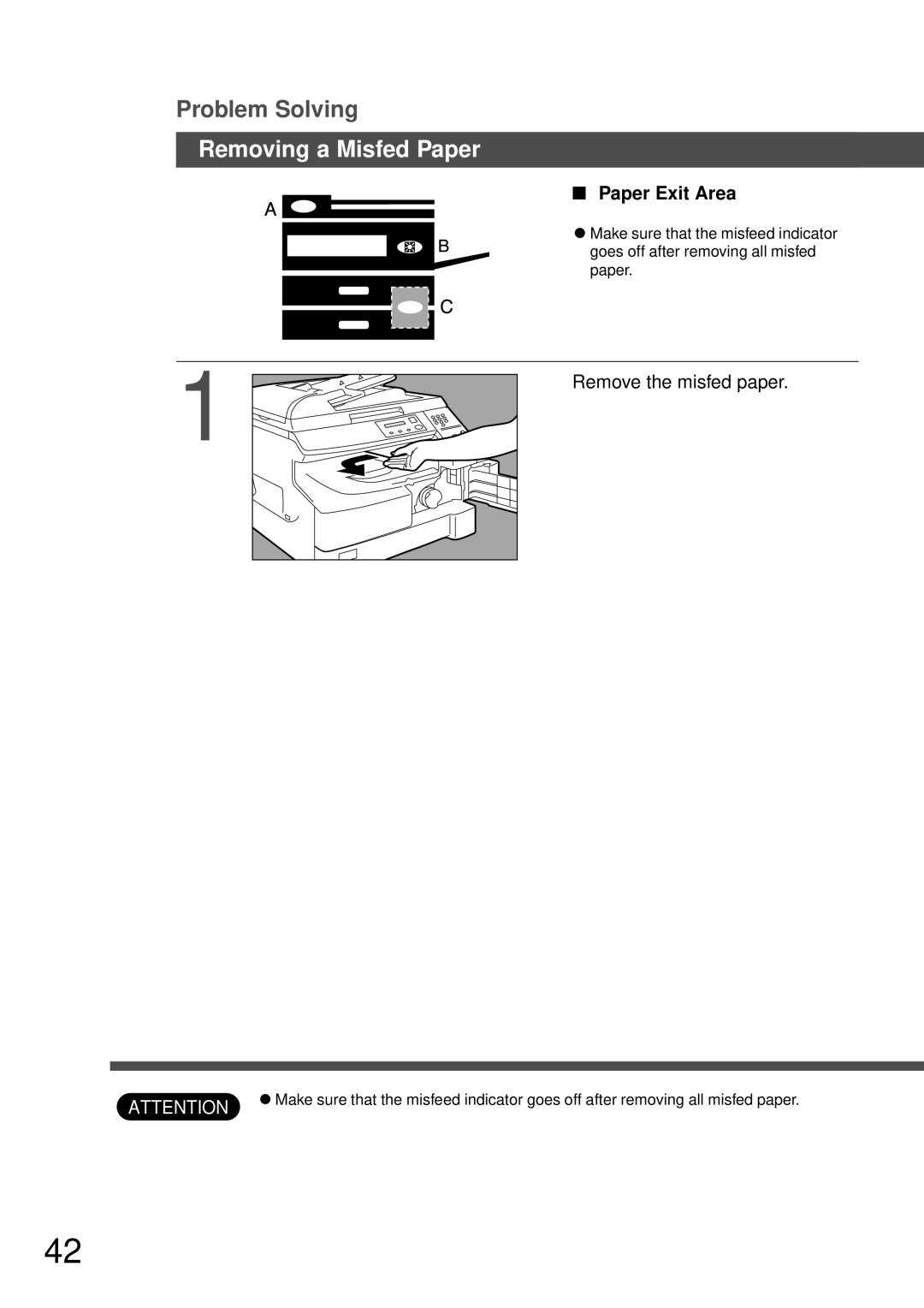 Technics DP-1810P manual Paper Exit Area 