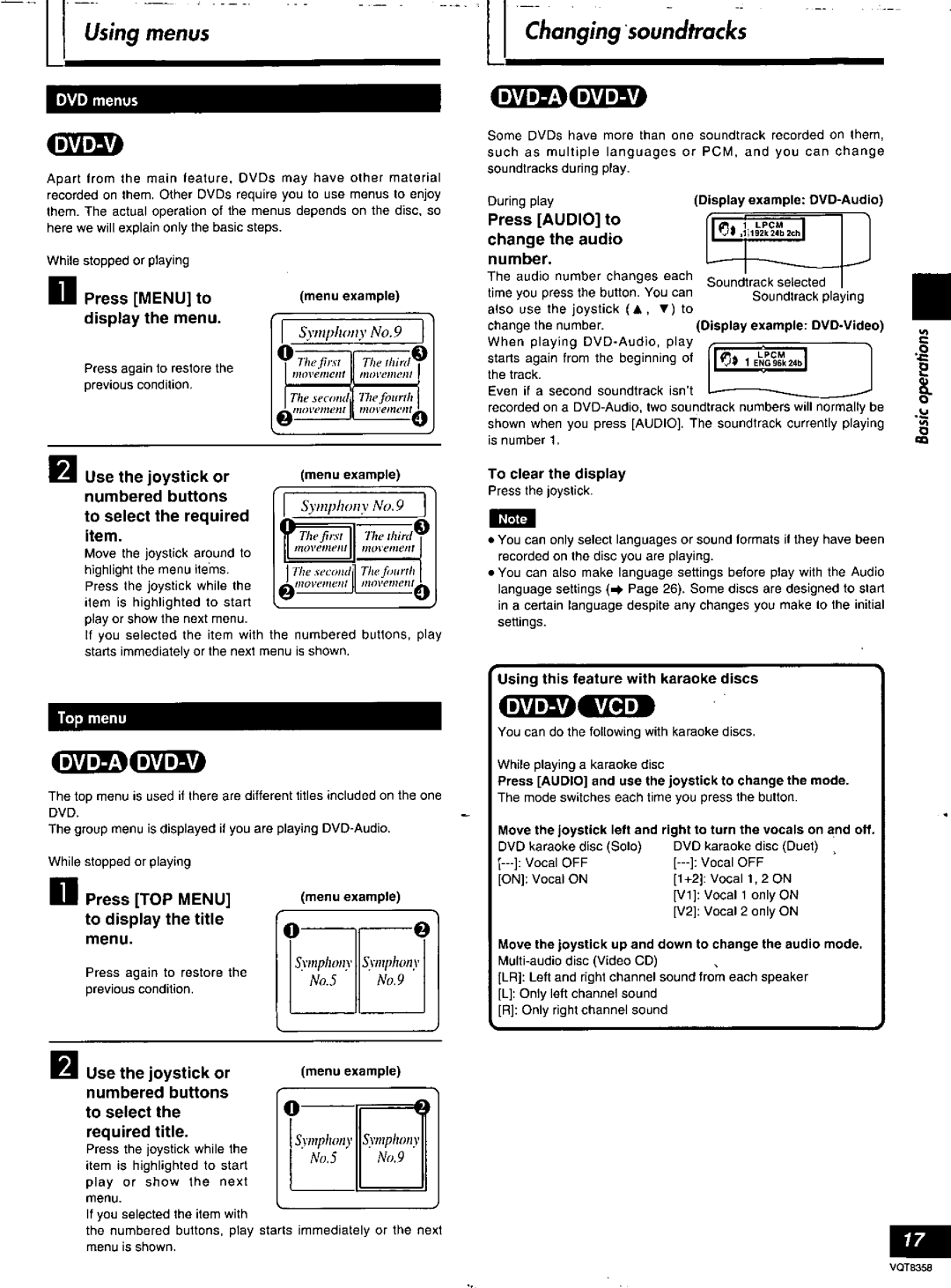 Technics DVD-A10 manual 