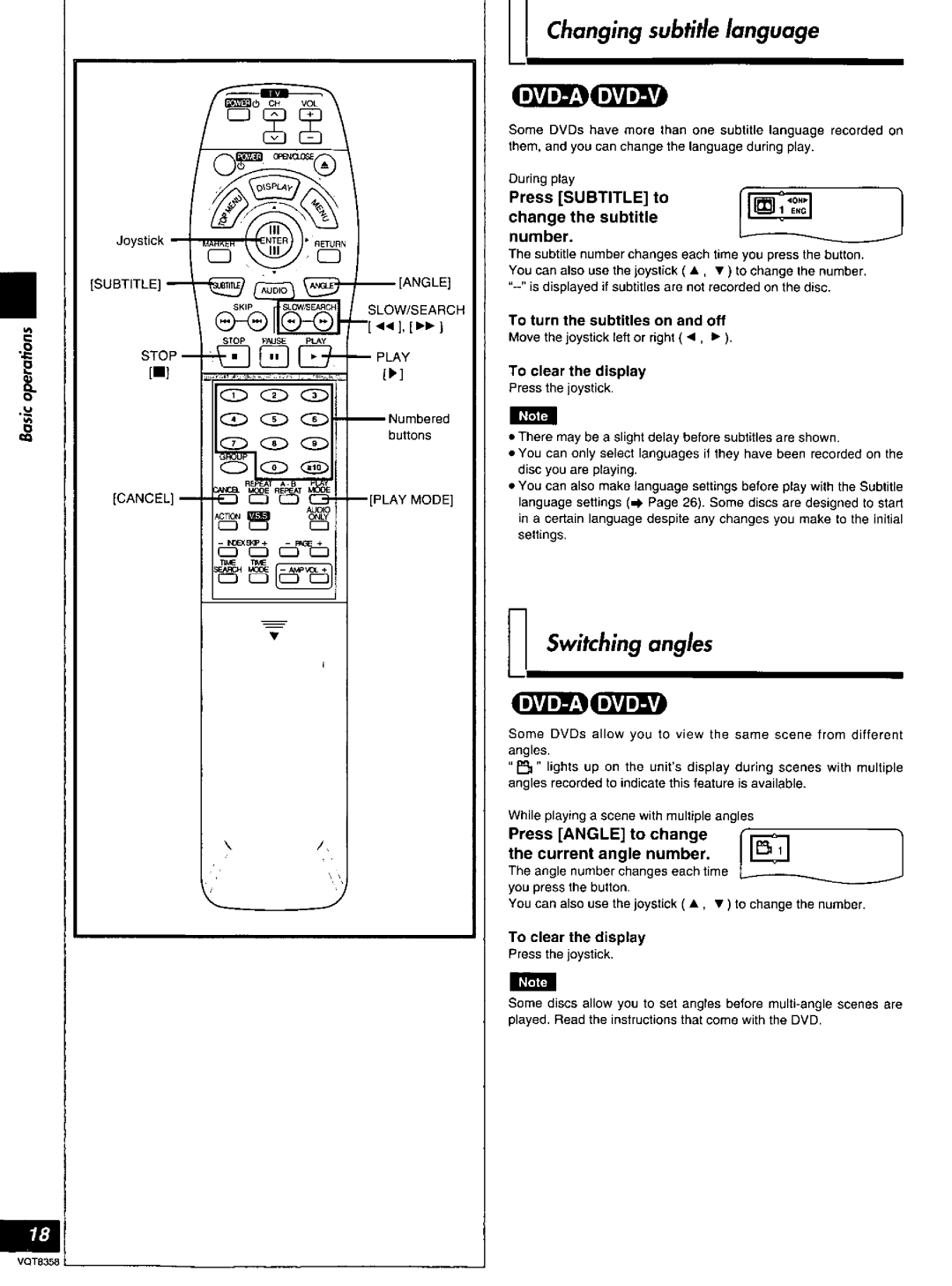 Technics DVD-A10 manual 