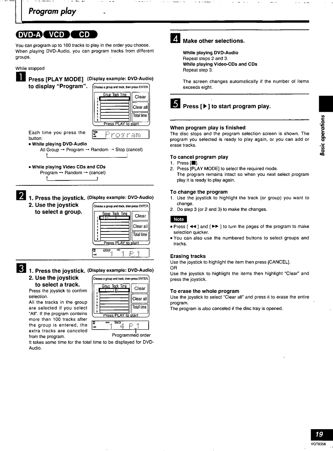 Technics DVD-A10 manual 