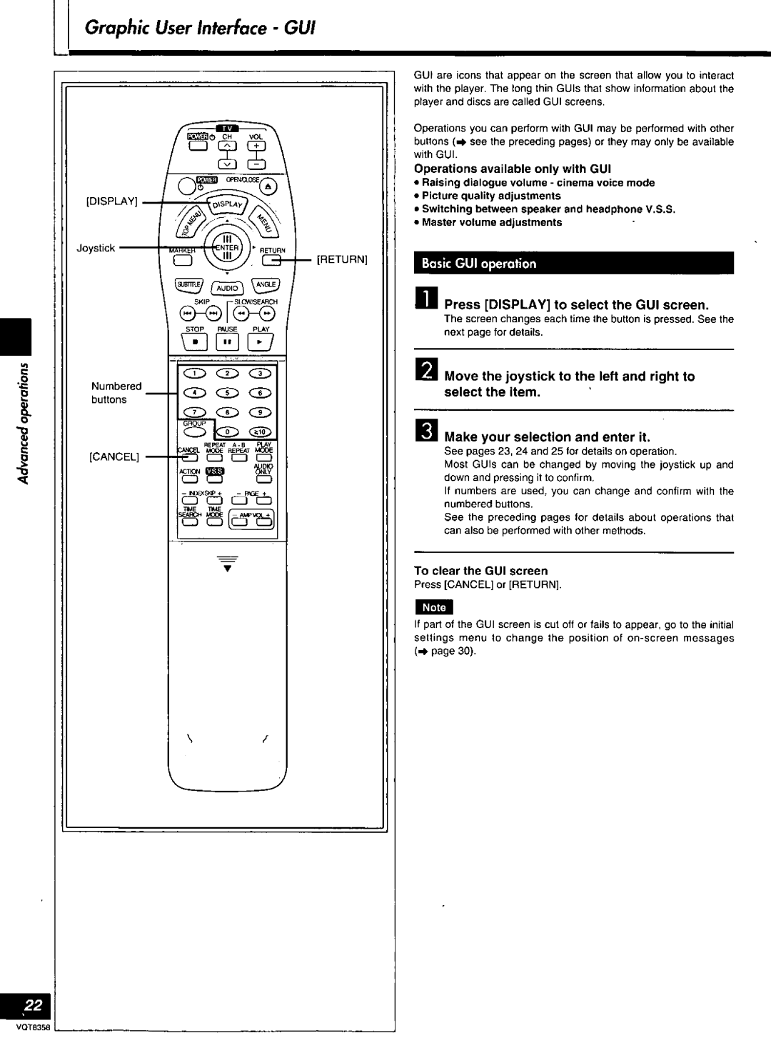 Technics DVD-A10 manual 