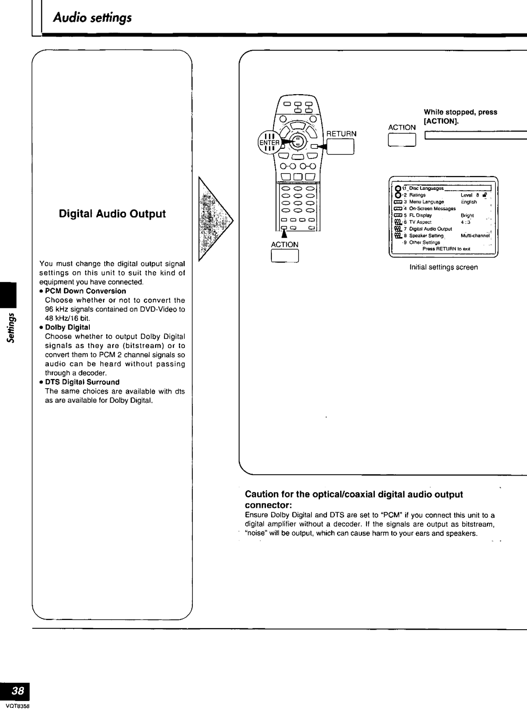 Technics DVD-A10 manual 