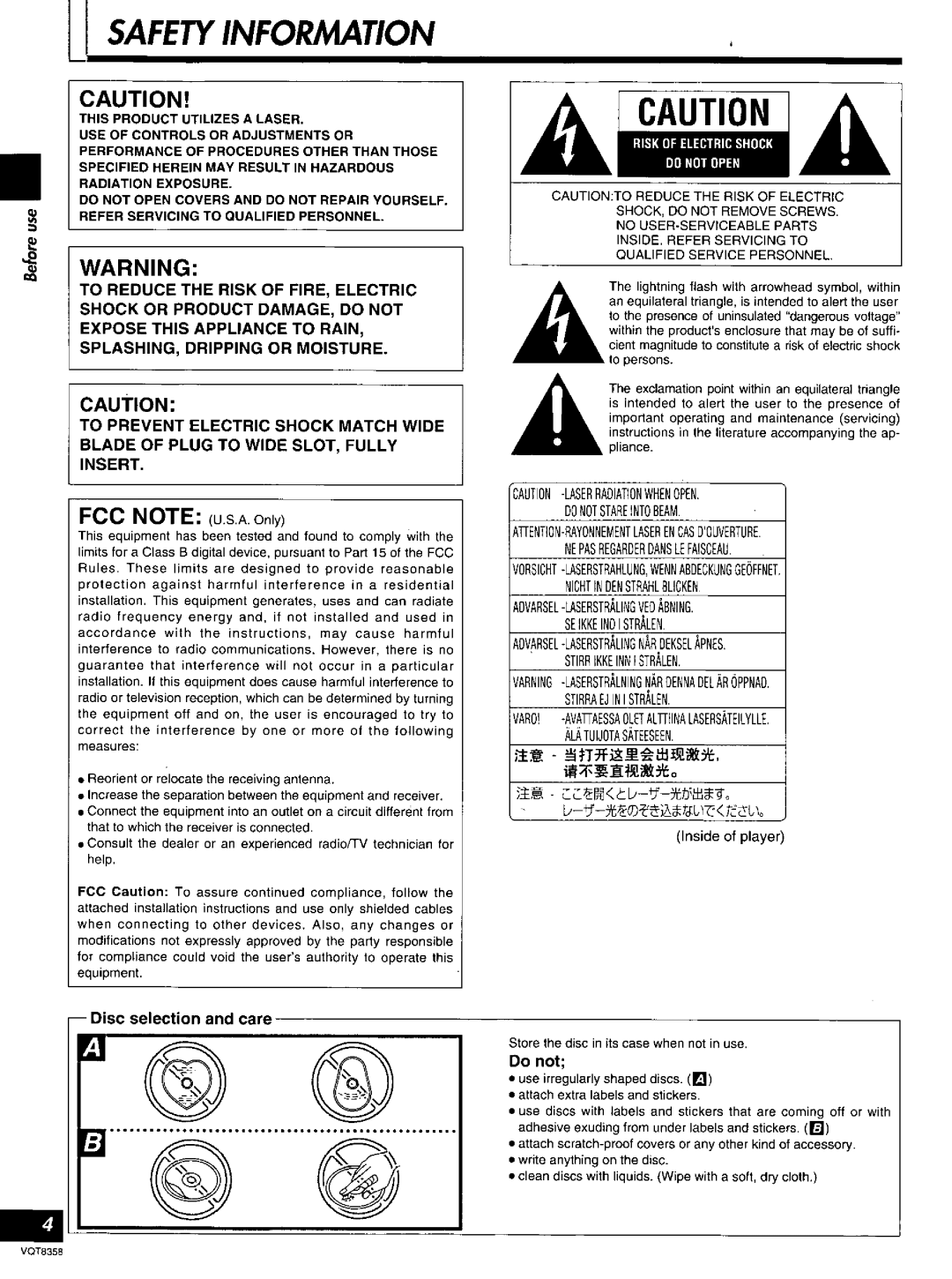 Technics DVD-A10 manual 