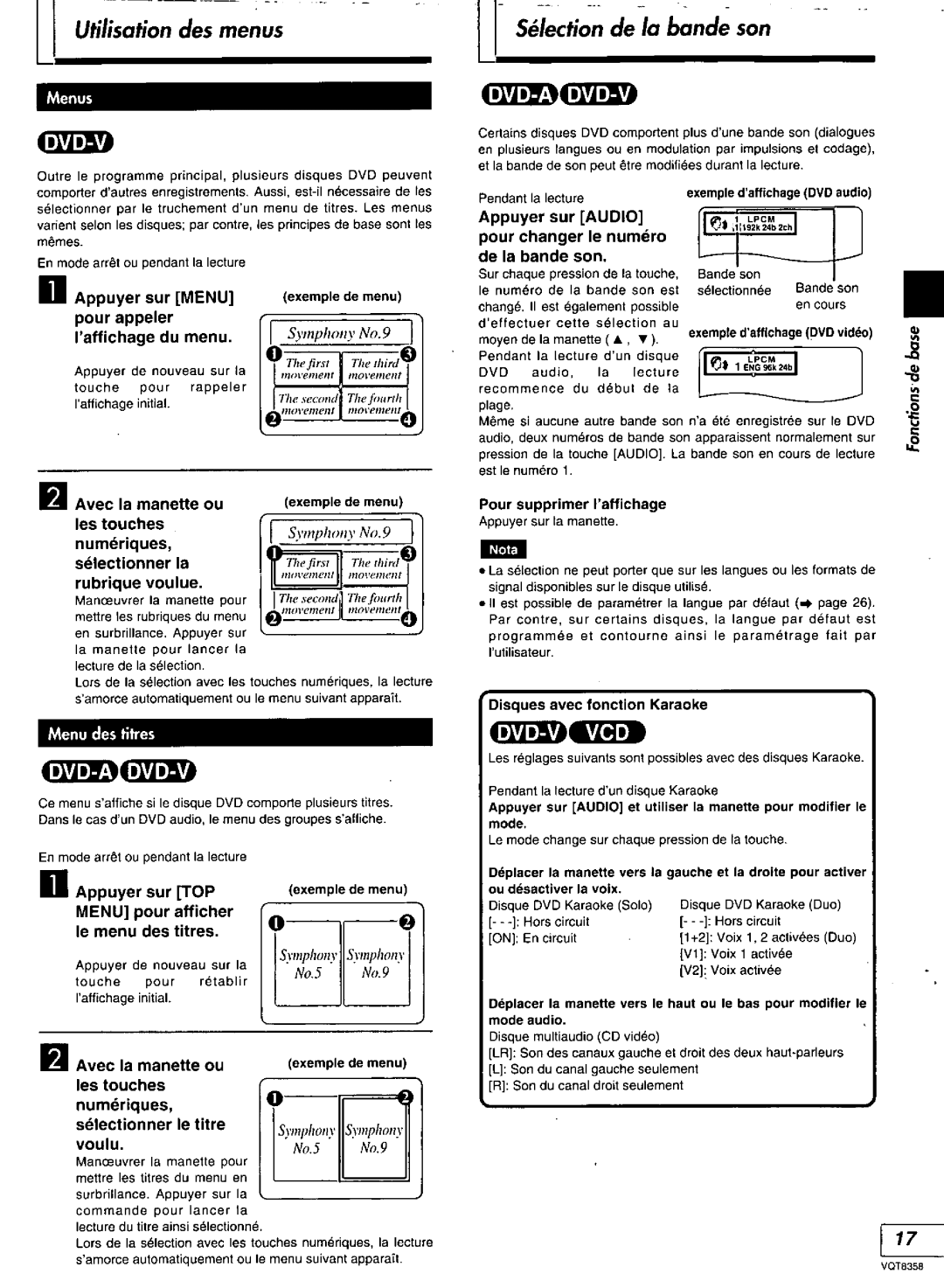 Technics DVD-A10 manual 