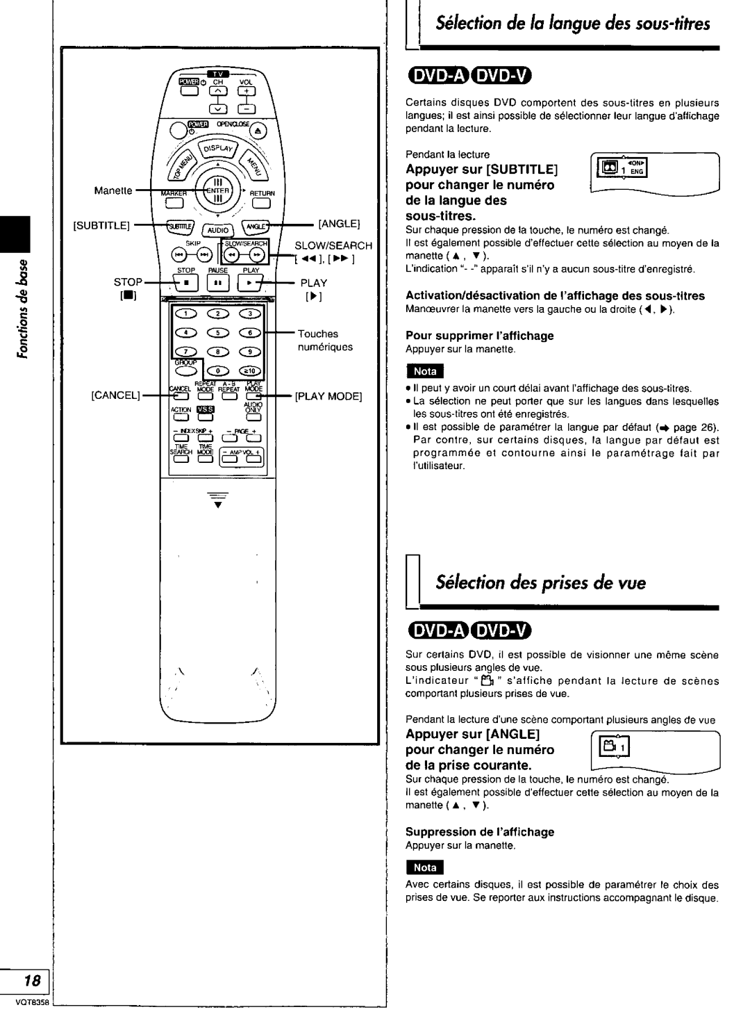 Technics DVD-A10 manual 