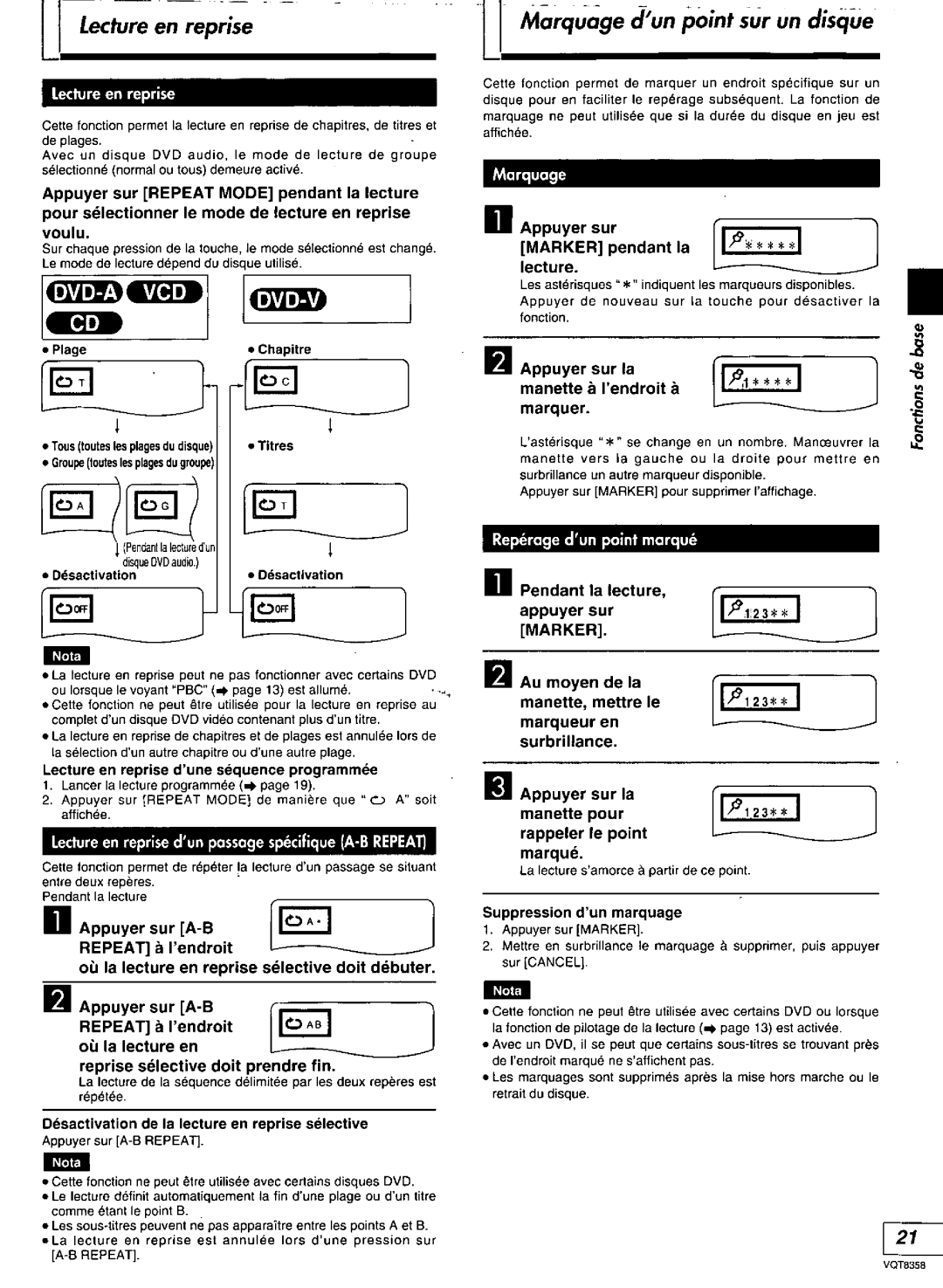 Technics DVD-A10 manual 