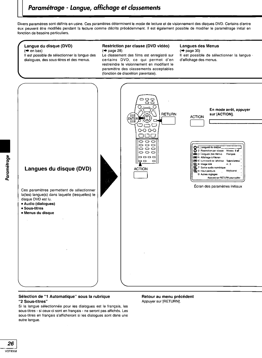 Technics DVD-A10 manual 