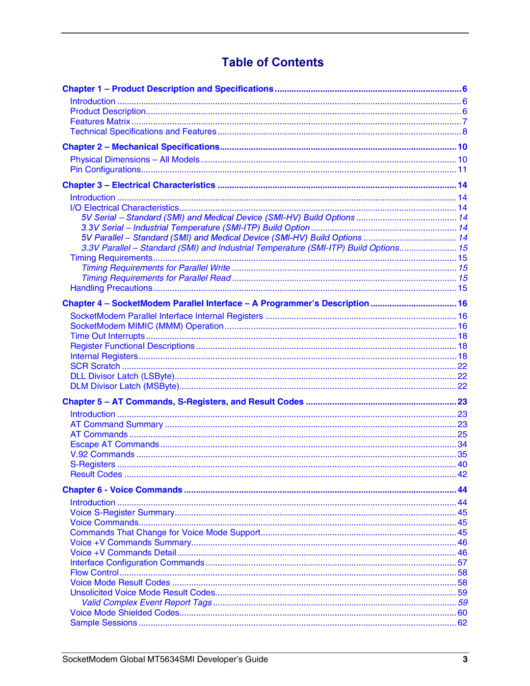 Technics MT5634SMI-34, MT5634SMI-92 manual Table of Contents 