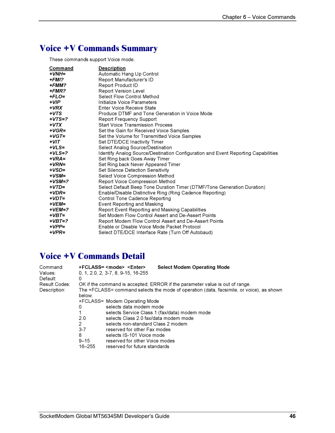 Technics MT5634SMI-92, MT5634SMI-34 manual Voice +V Commands Summary, Voice +V Commands Detail, Command Description 