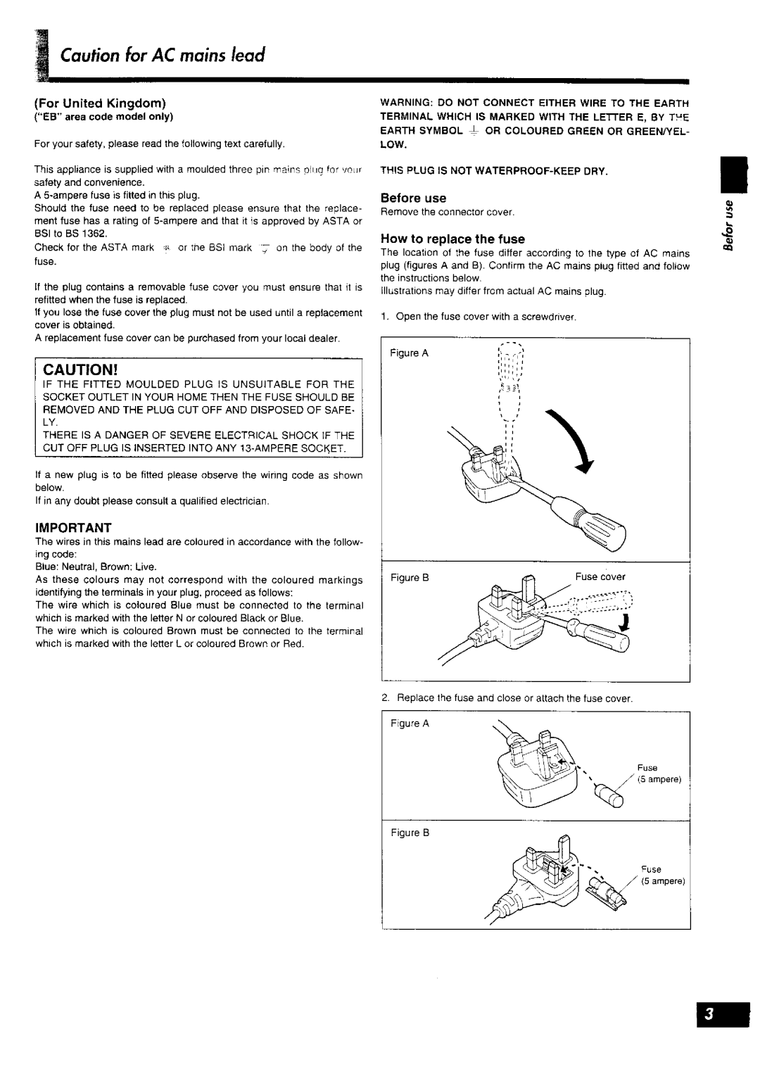 Technics RS-TR575M2 manual 