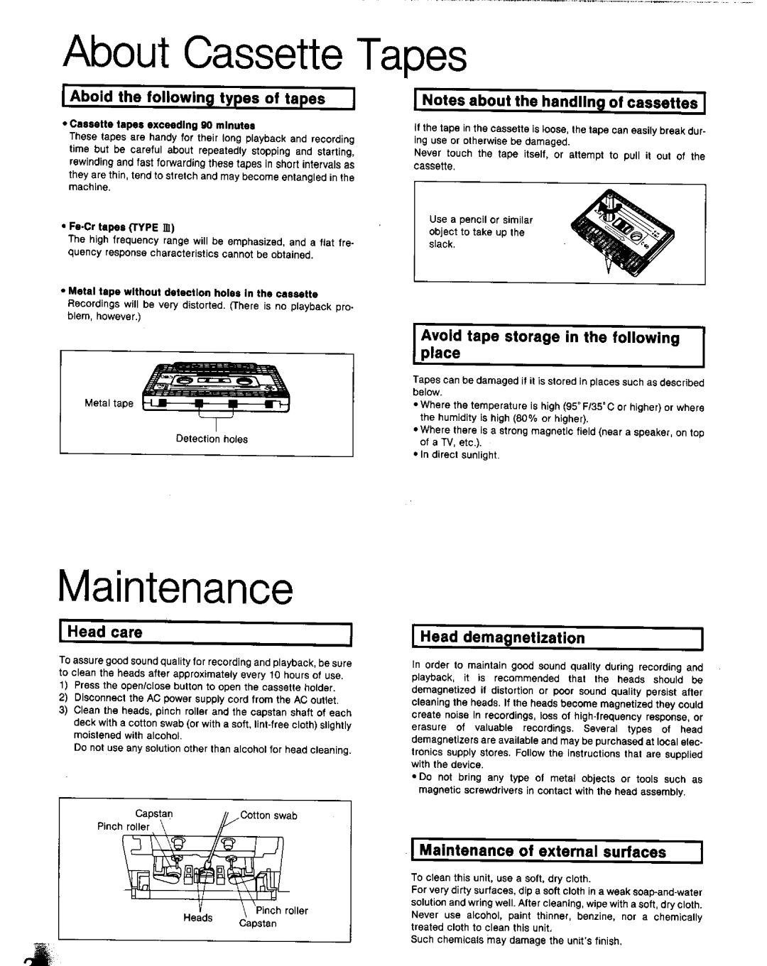 Technics RS-TR979, RS-TR777 manual 