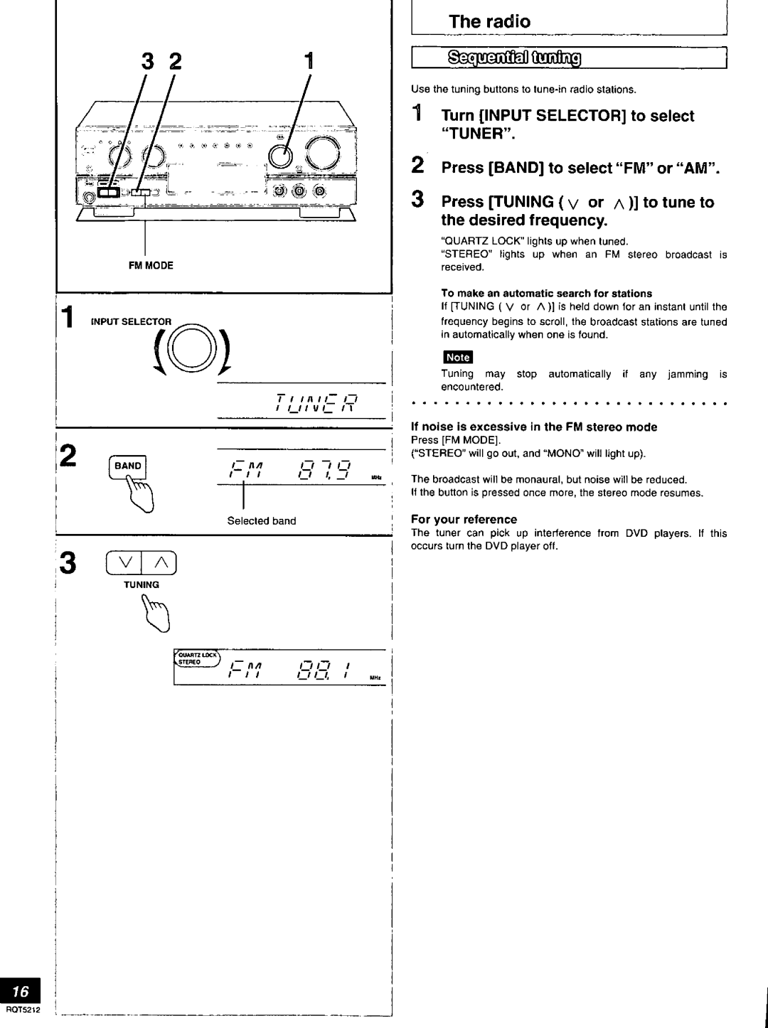 Technics SA-AX540 manual 