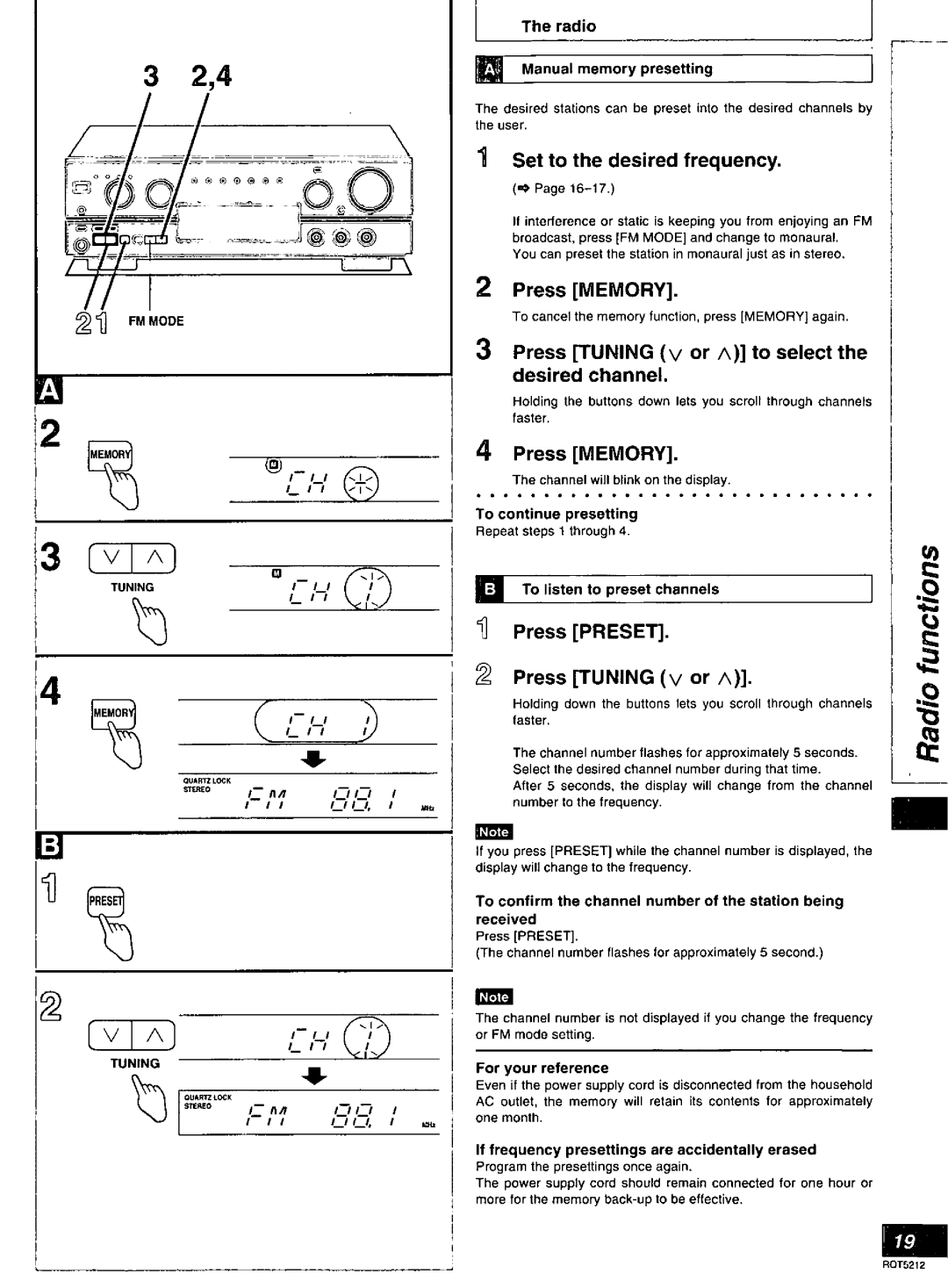 Technics SA-AX540 manual 