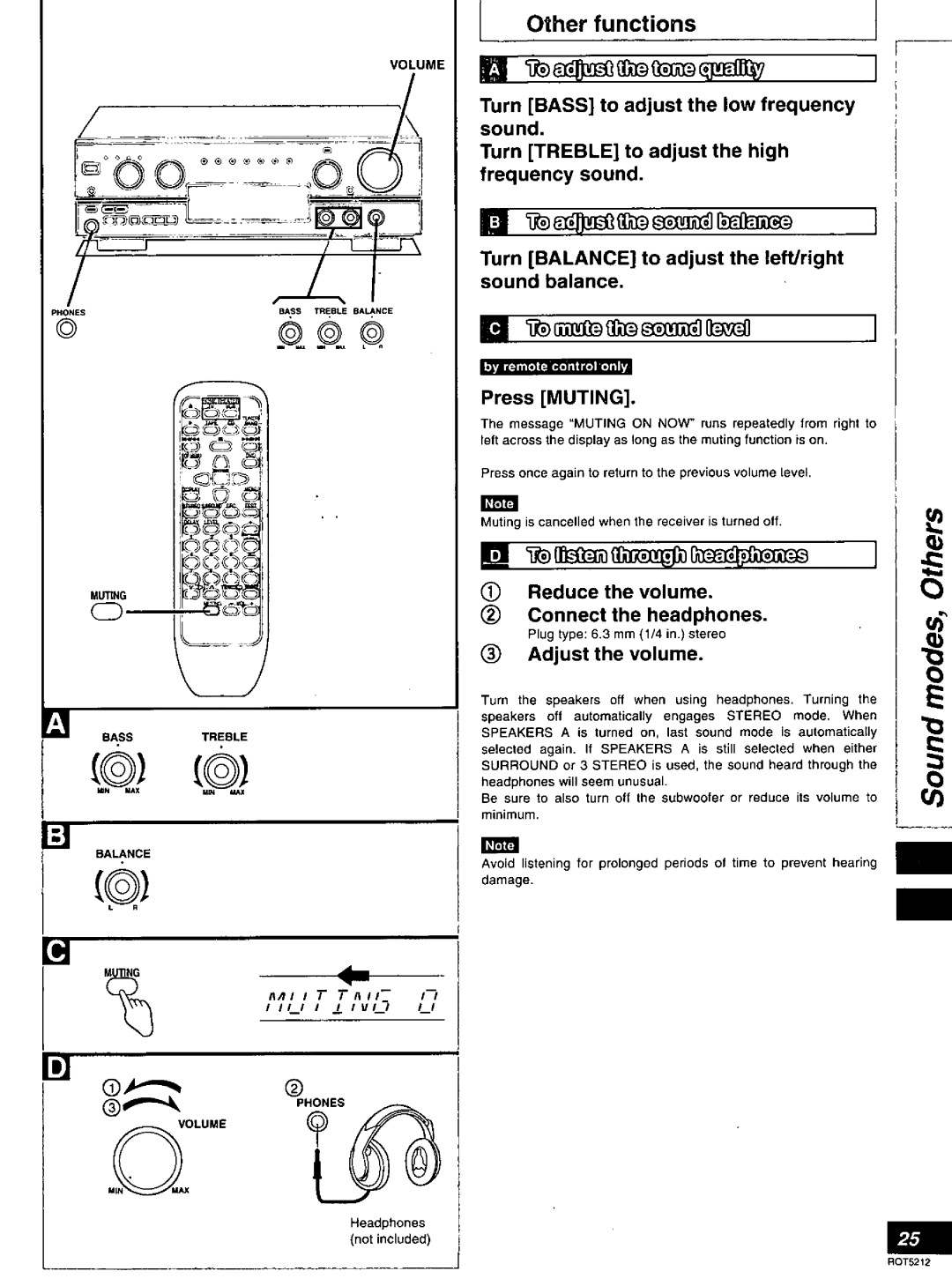 Technics SA-AX540 manual 