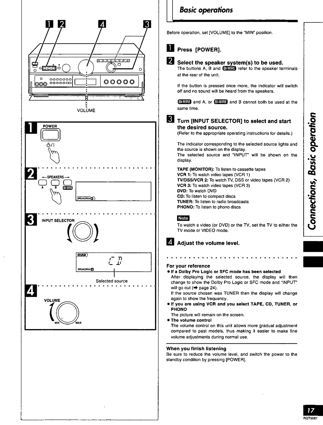 Technics RQT5087-Y, SA-AX7 manual 