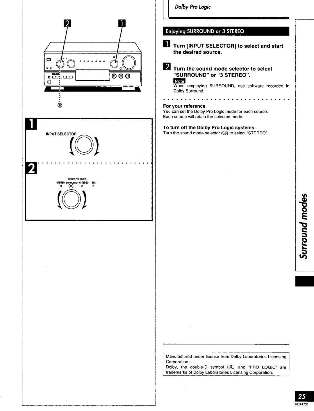 Technics SA-AX730 manual 