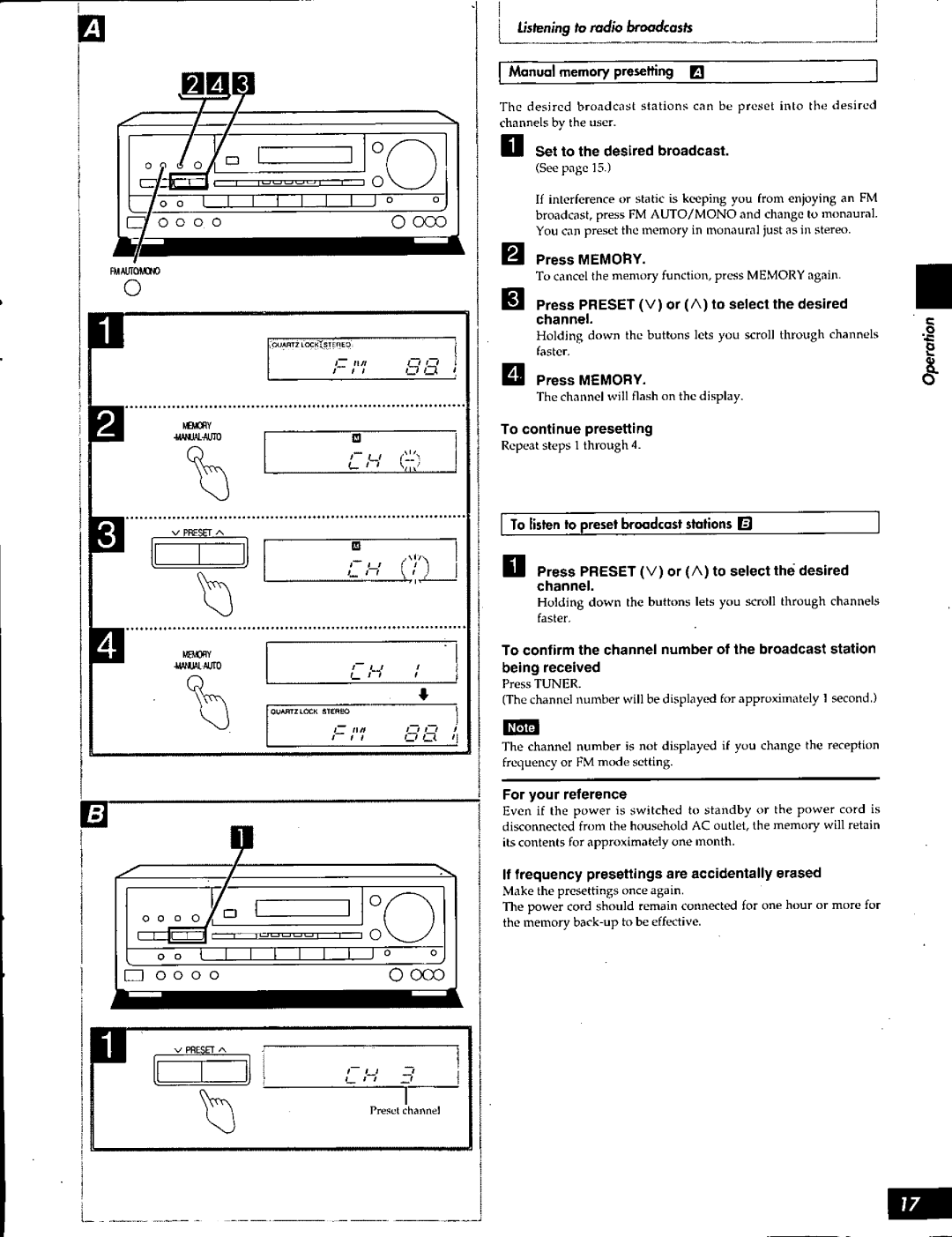 Technics SA-AX810, SA-AX910, SA-AX610 manual 