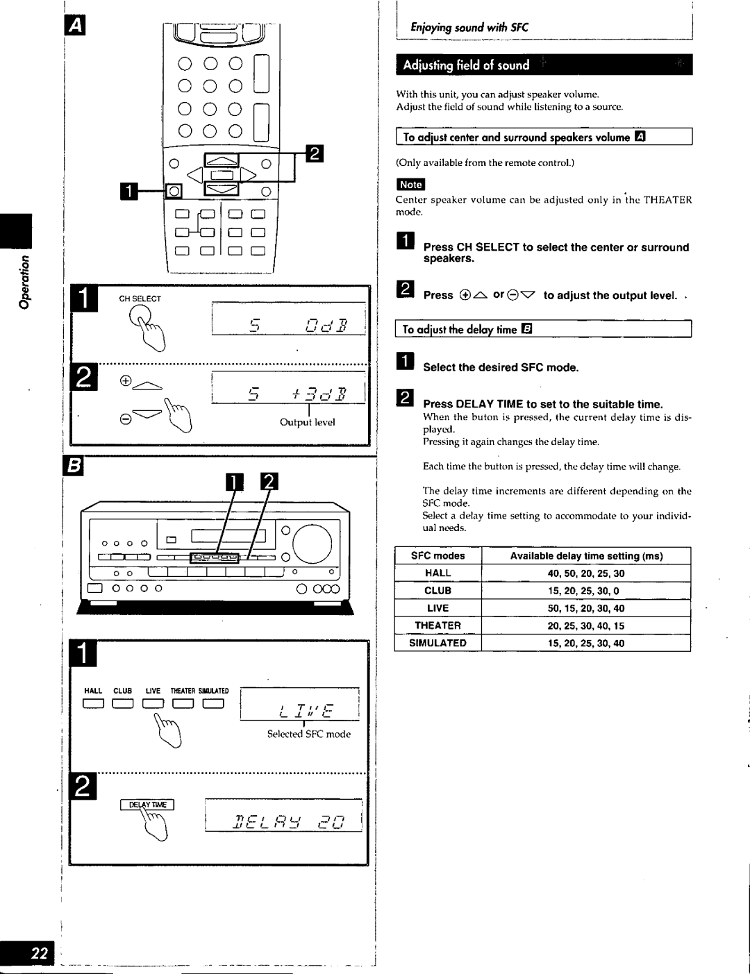 Technics SA-AX610, SA-AX910, SA-AX810 manual 