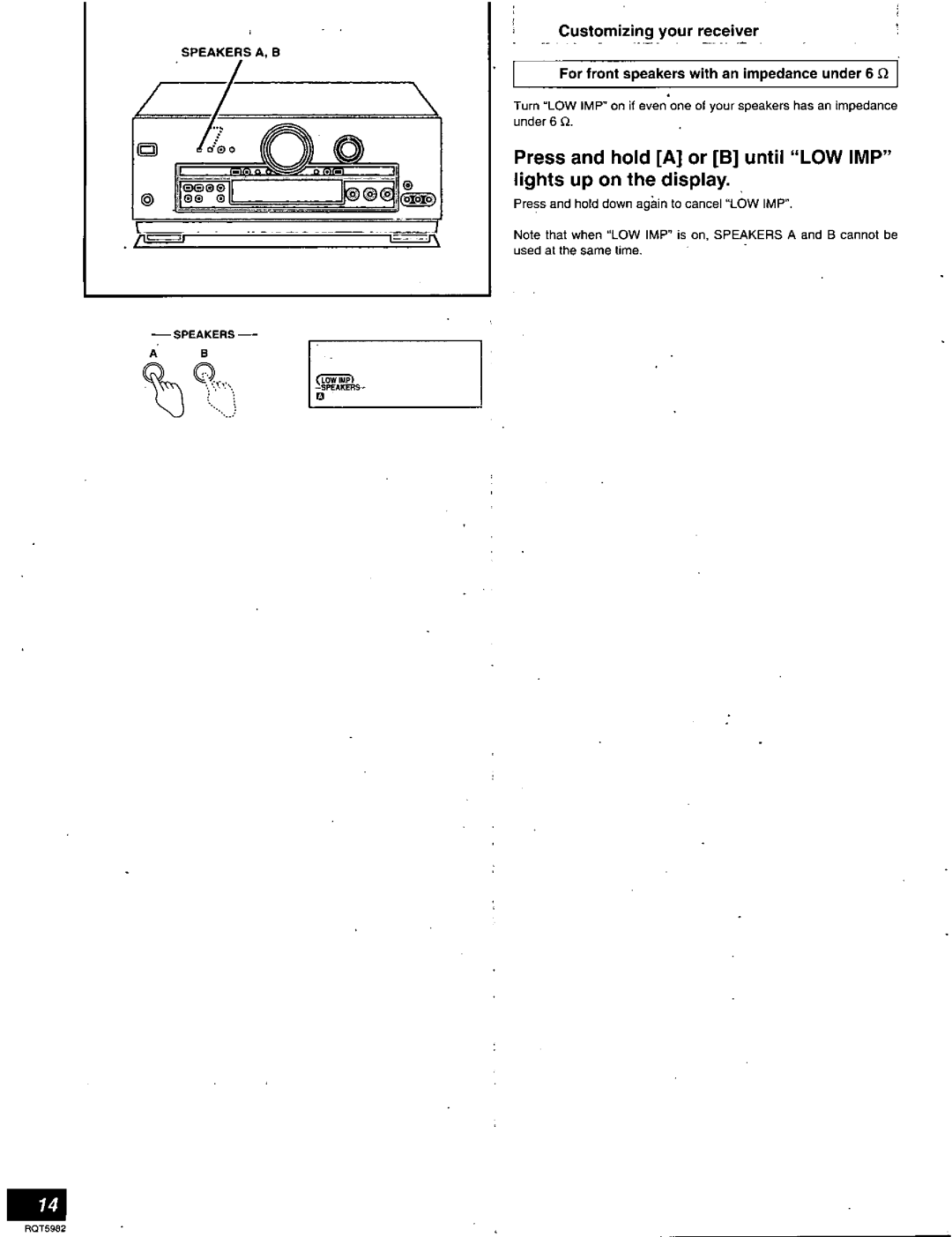 Technics SA-DA20 manual 