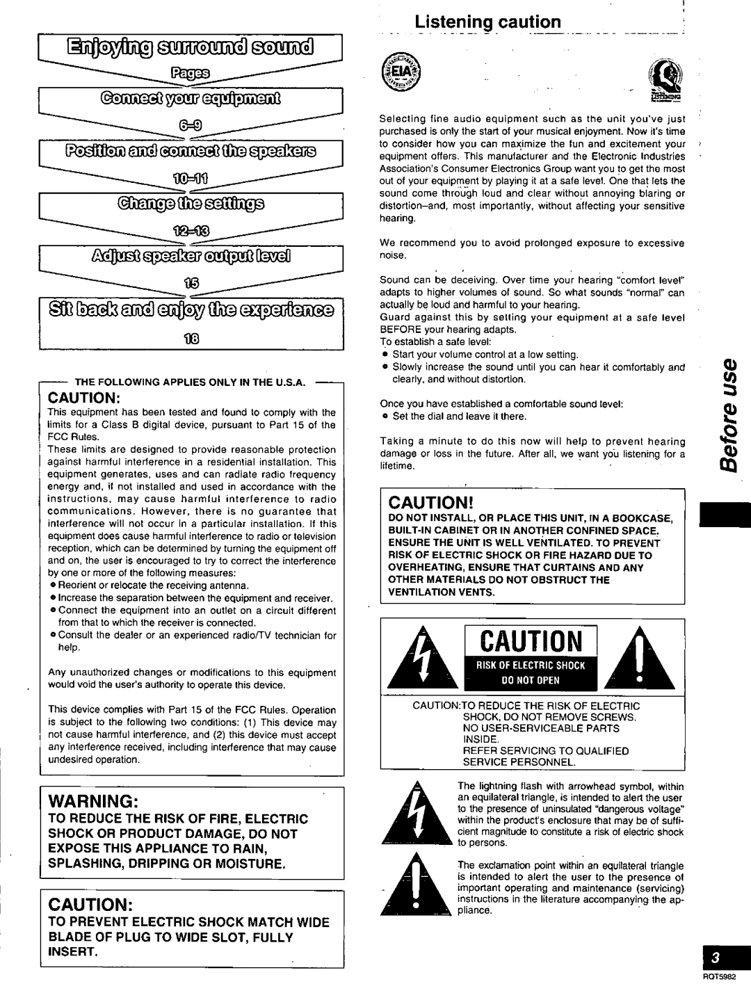 Technics SA-DA20 manual 