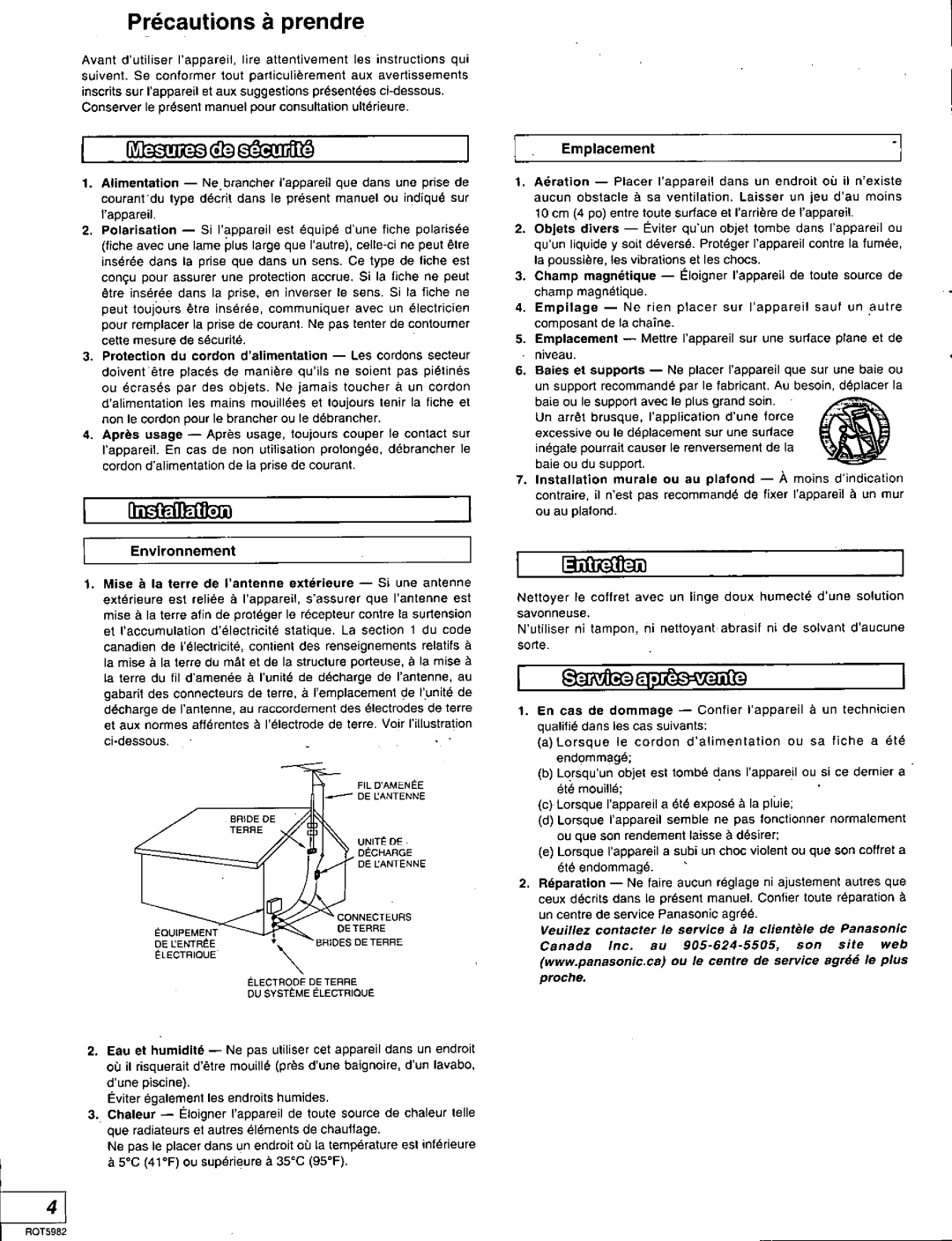 Technics SA-DA20 manual 