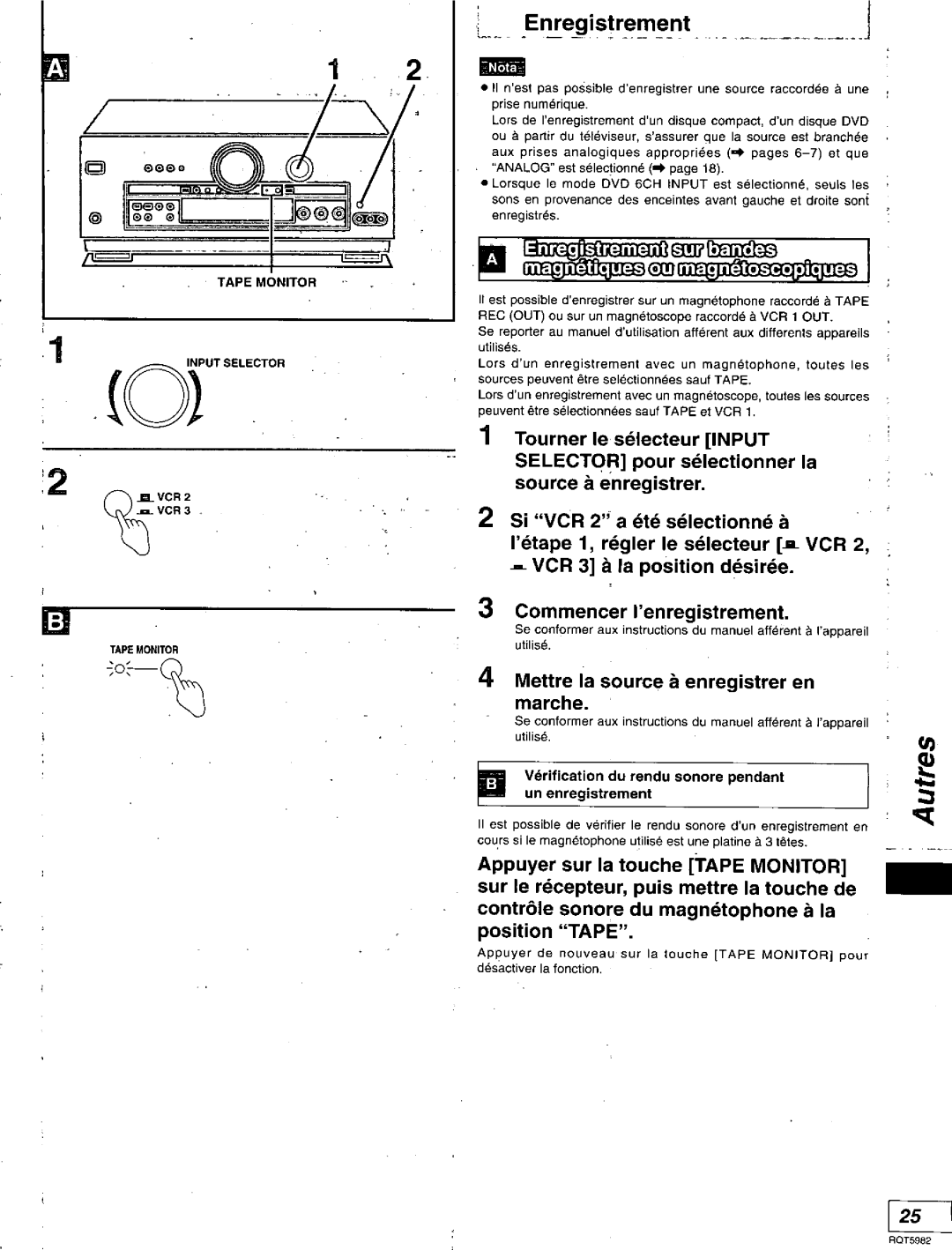 Technics SA-DA20 manual 