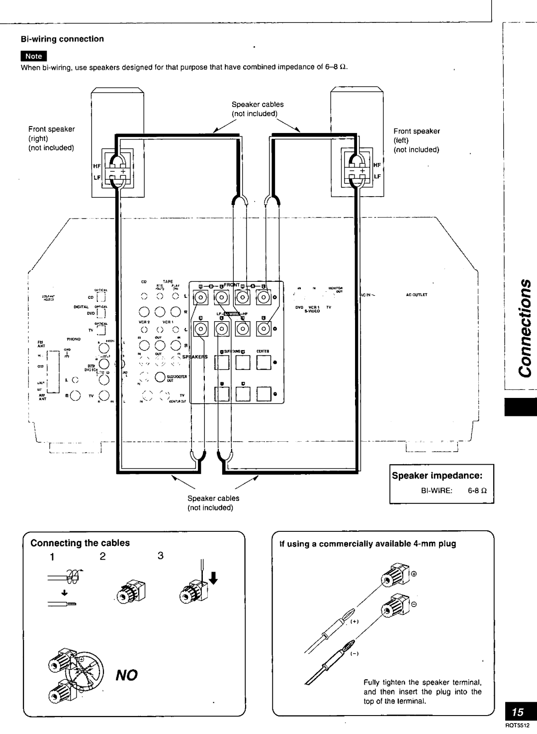 Technics SA-DA8N, SA-DX1040, SA-DA10N, RQT5512-Y manual 