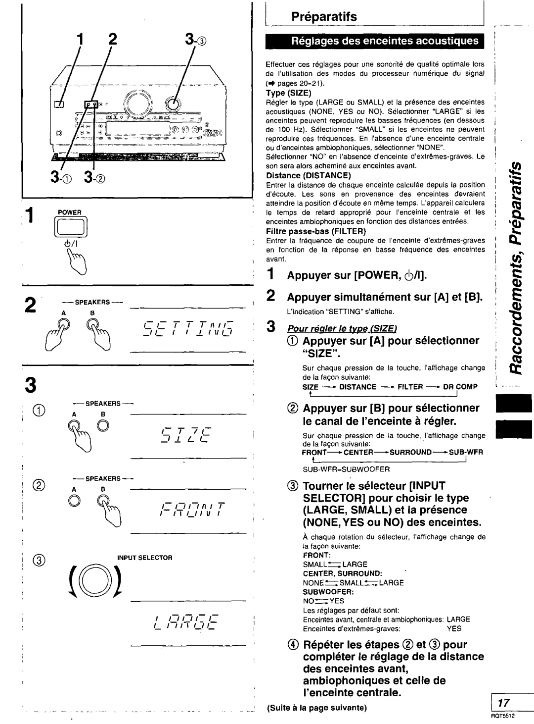 Technics SA-DA10N, SA-DX1040, RQT5512-Y, SA-DA8N manual 