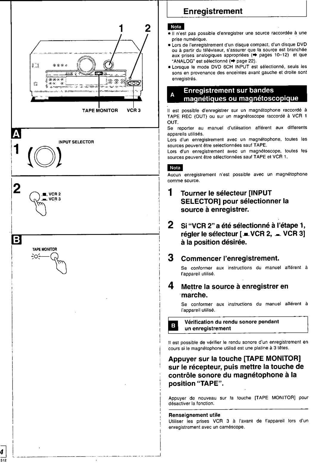 Technics SA-DX1040, SA-DA10N, RQT5512-Y, SA-DA8N manual 