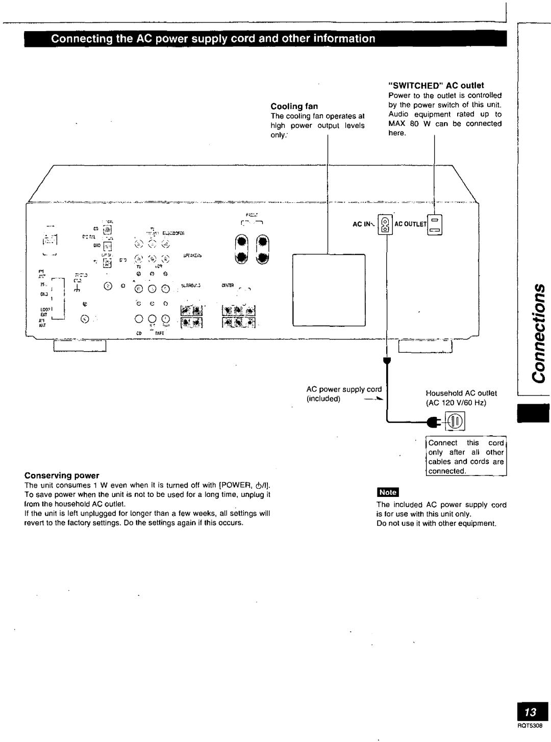 Technics SA-DX940 manual 