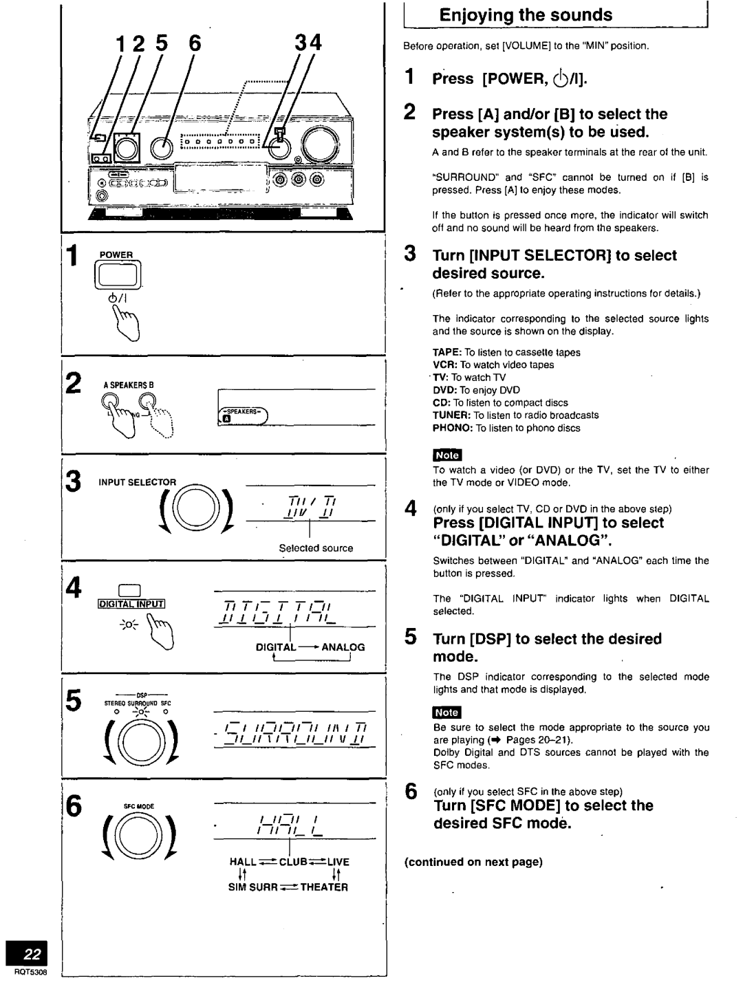 Technics SA-DX940 manual 