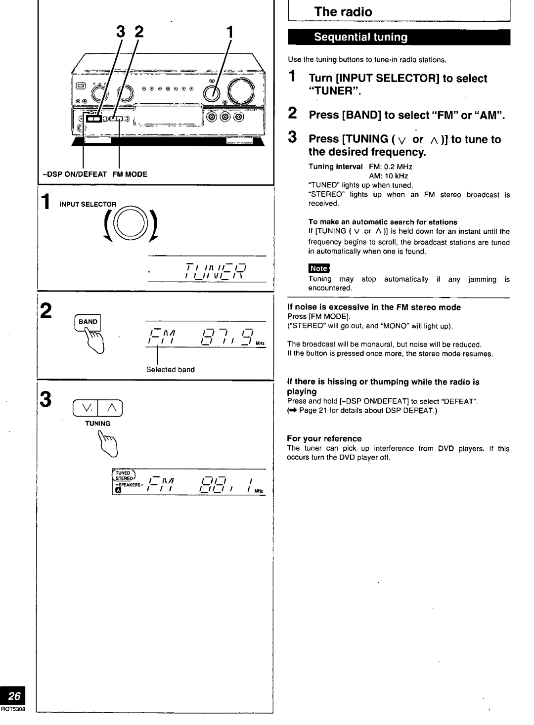 Technics SA-DX940 manual 