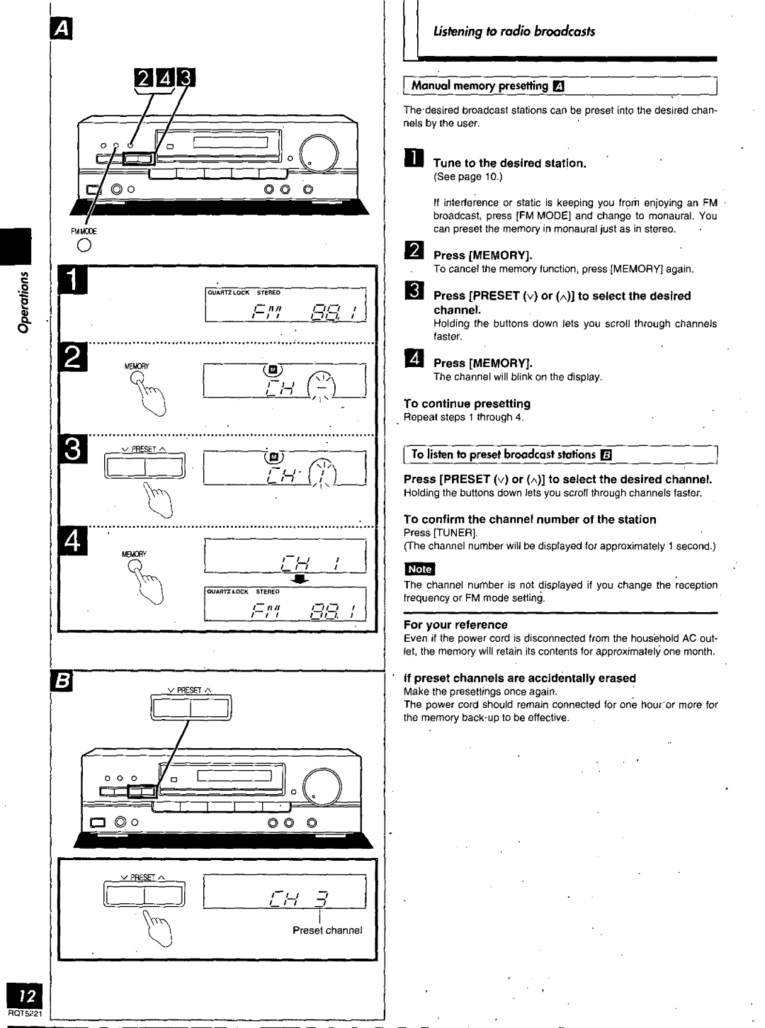 Technics SA-EX140 manual 