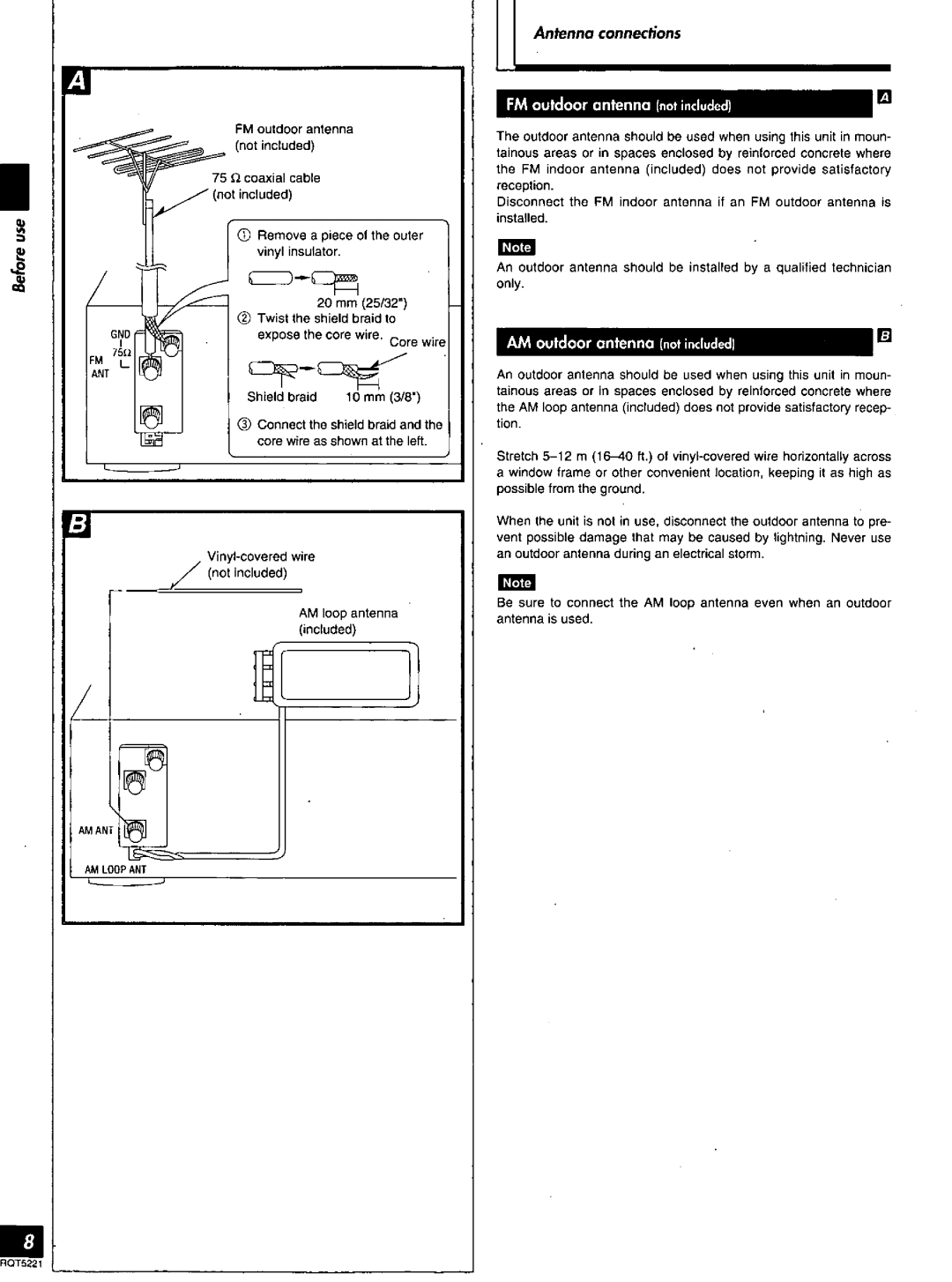 Technics SA-EX140 manual 