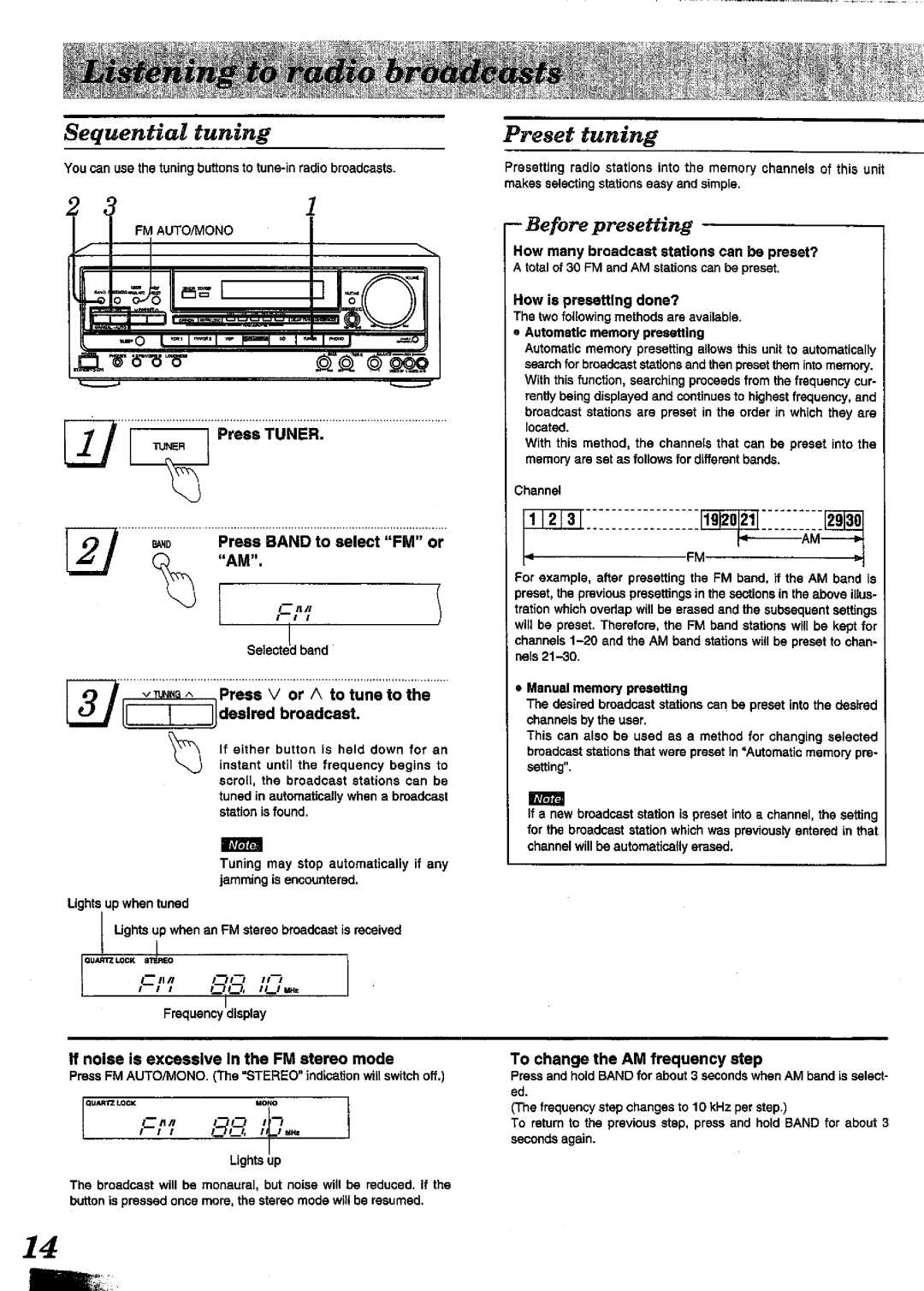 Technics SA-EX700 manual 